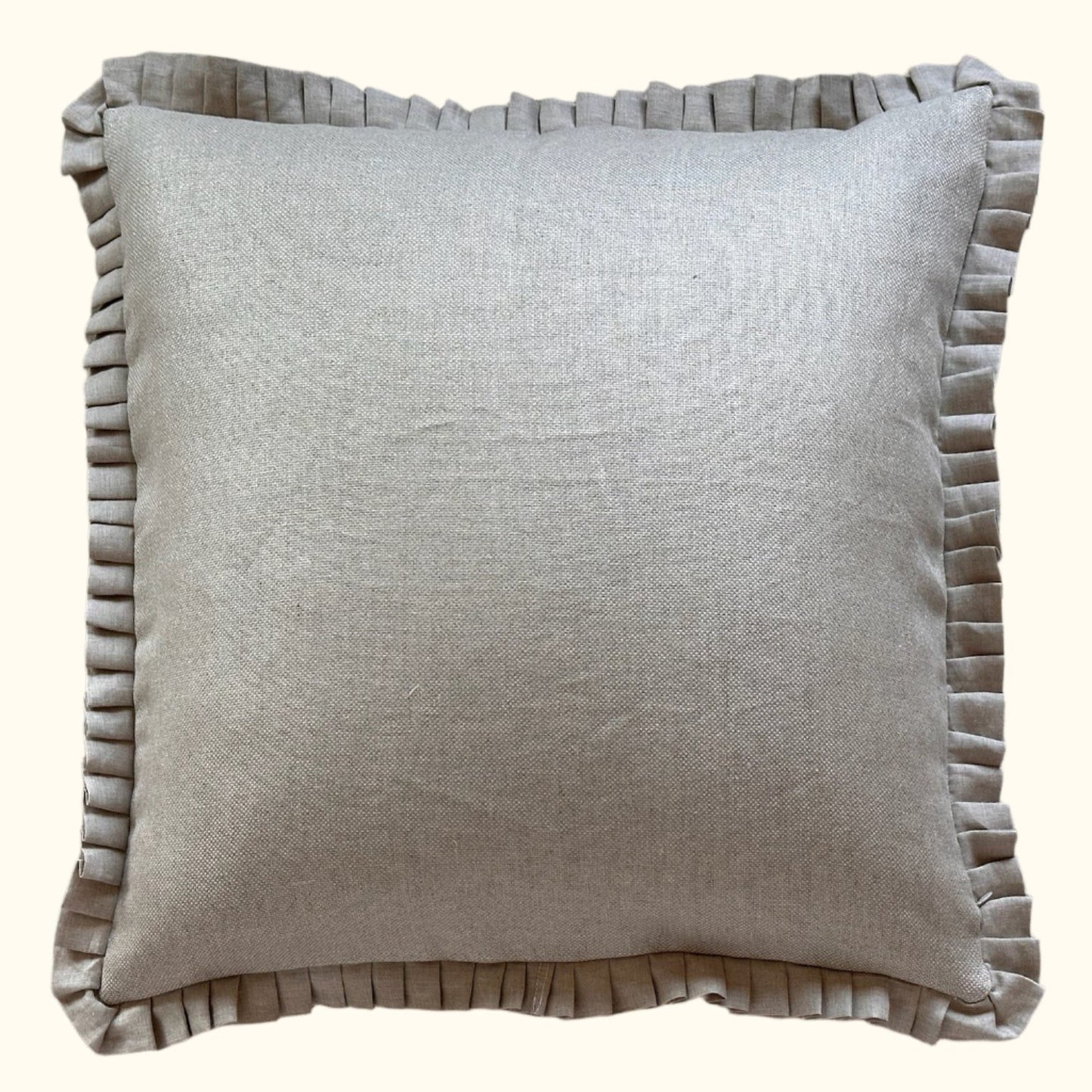 Vintage Damask Tablecloth overdyed Pillow - 24" x 24" - USA - 127c