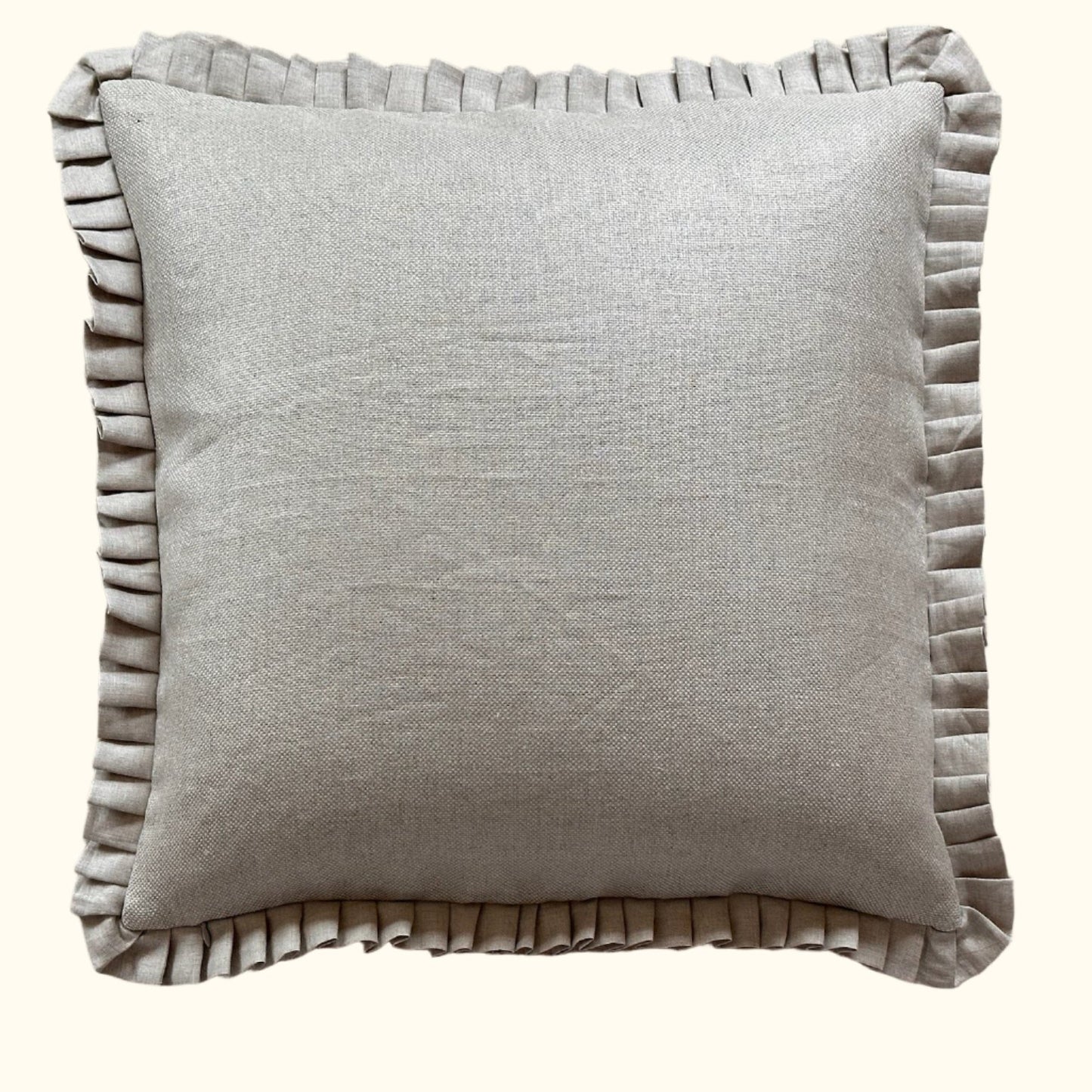 Vintage Damask Tablecloth overdyed Pillow - 22" x 22" - USA - 127e