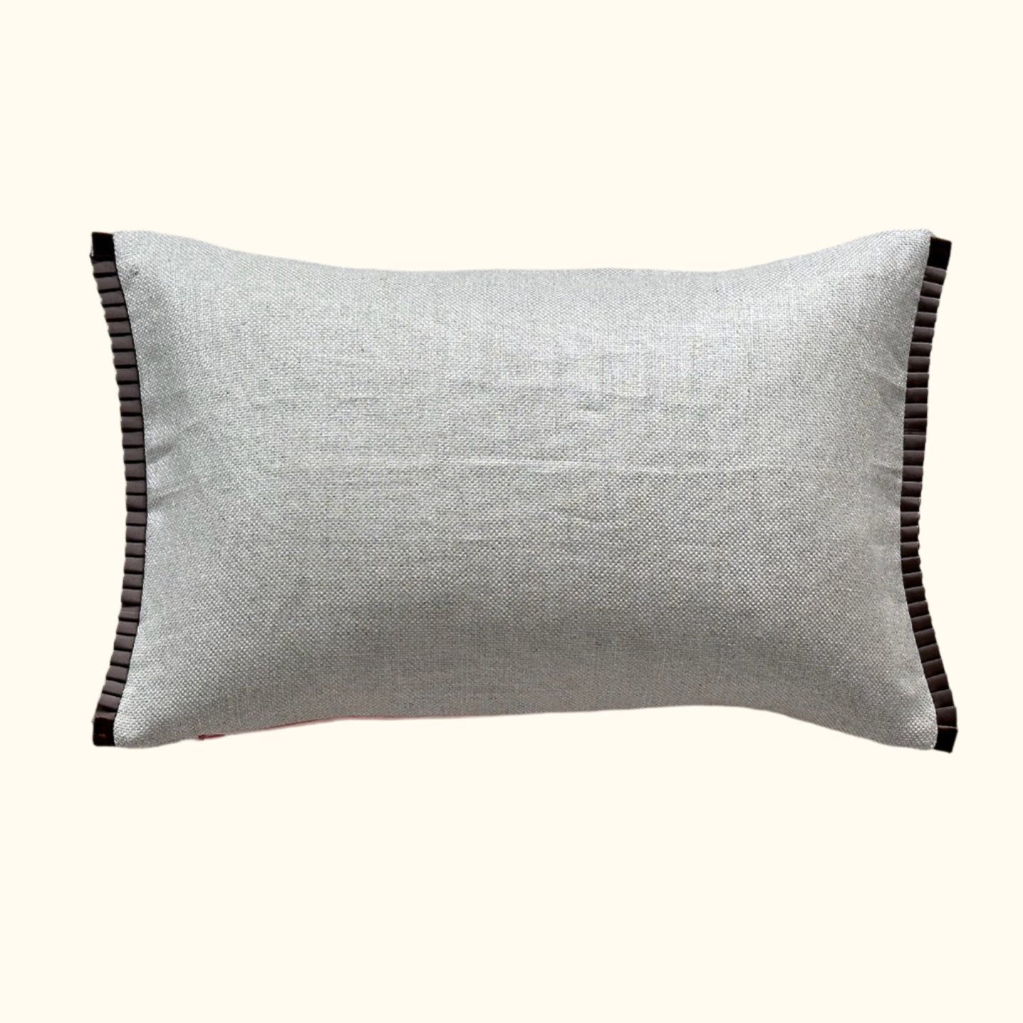 Vintage Damask Tablecloth overdyed Pillow - 16" x 24" - USA - 128a
