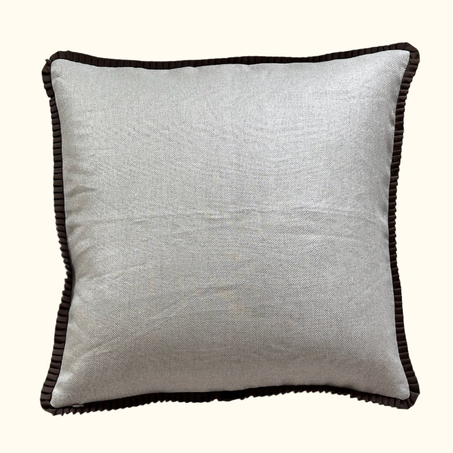 Vintage Damask Tablecloth overdyed Pillow - 22" x 22" - USA - 129a