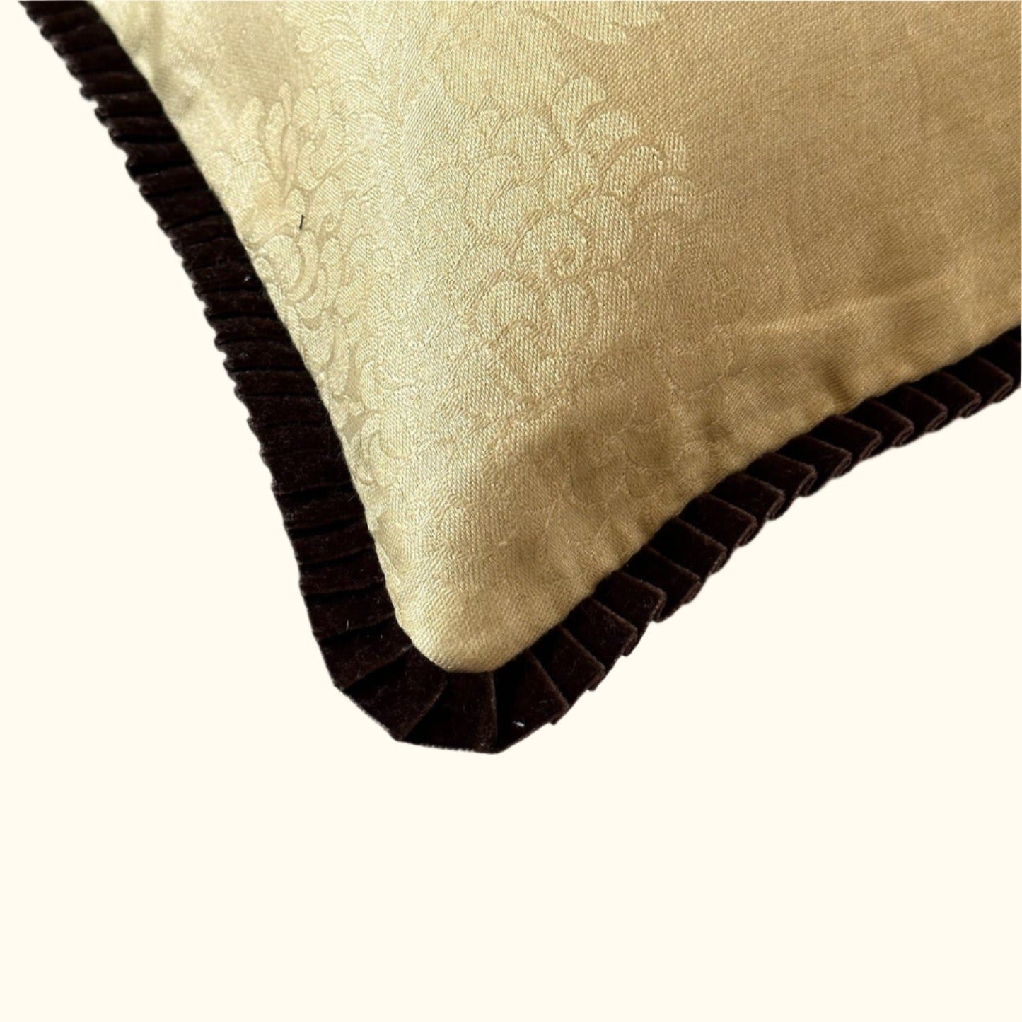 Vintage Damask Tablecloth overdyed Pillow - 22" x 22" - USA - 129a