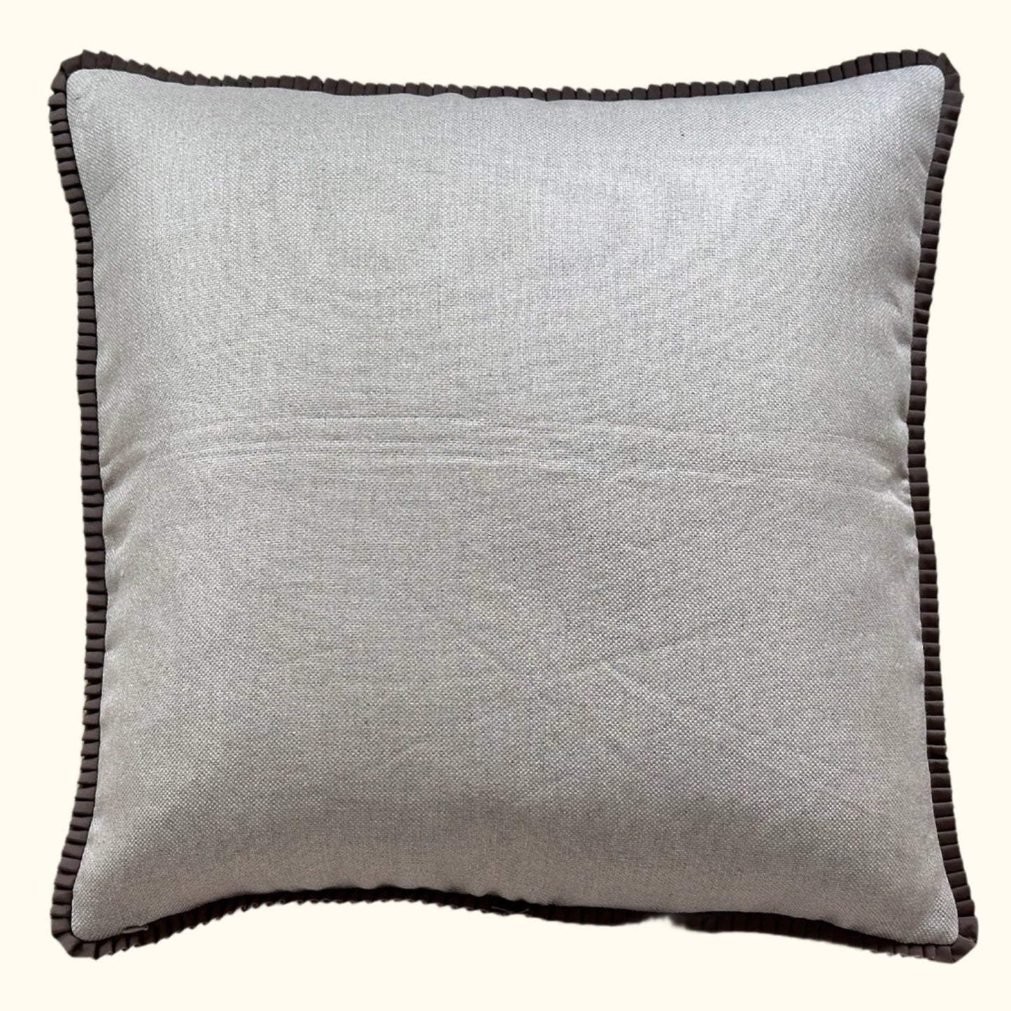 Vintage Damask Tablecloth overdyed Pillow - 24" x 24" - USA - 130a