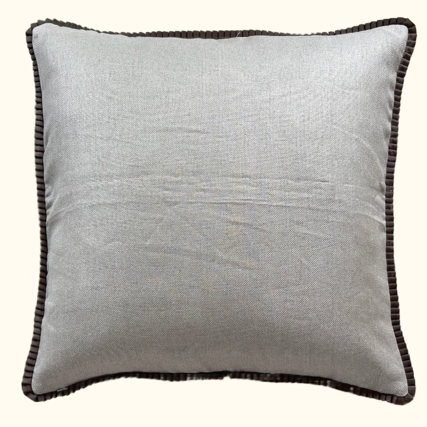 Vintage Damask Tablecloth overdyed Pillow - 24" x 24" - USA - 130b
