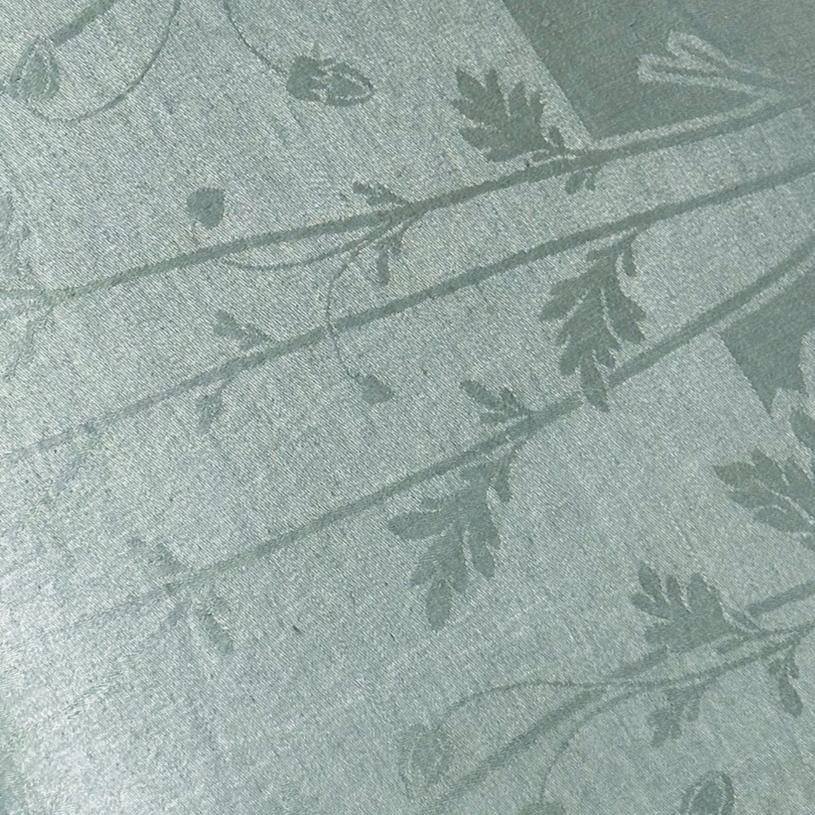 Vintage Damask Tablecloth overdyed Pillow - 16" x 24" - USA - 131c