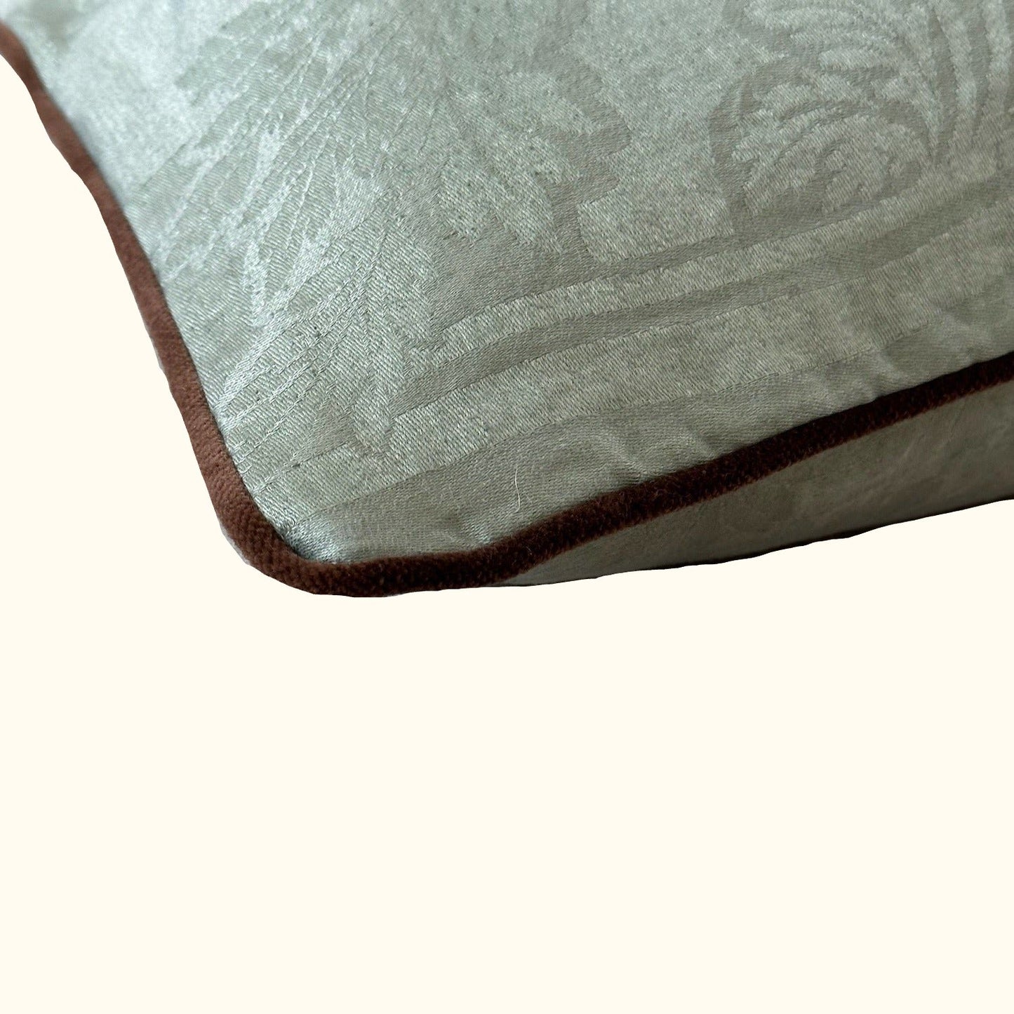 Vintage Damask Tablecloth overdyed Pillow - 22" x 22" - USA - 131e