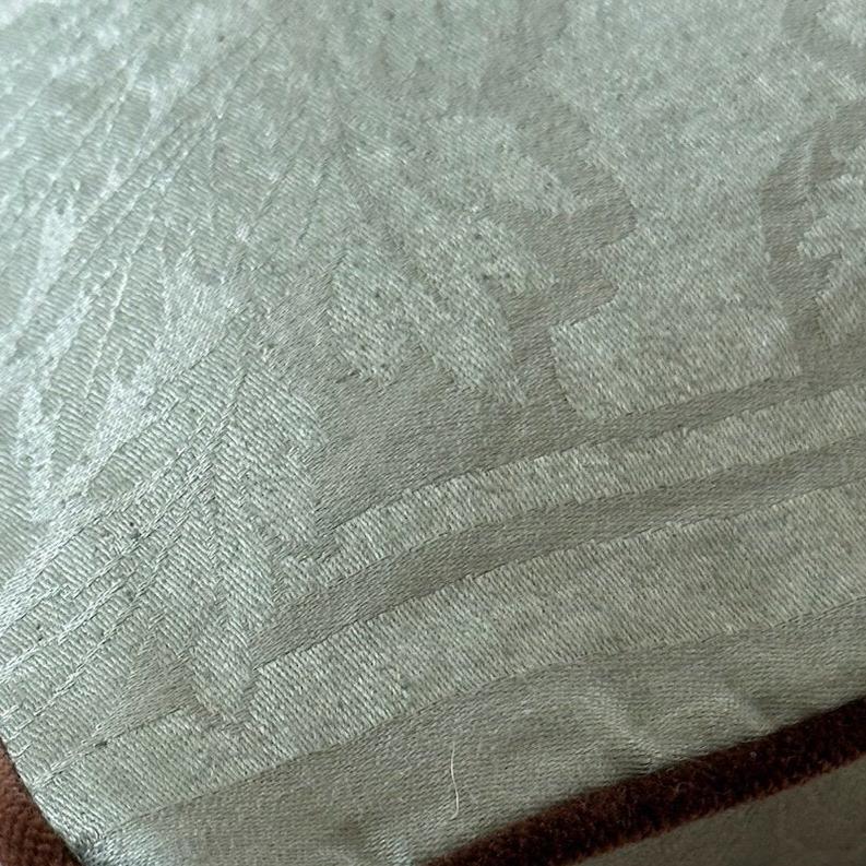 Vintage Damask Tablecloth overdyed Pillow - 22" x 22" - USA - 131d