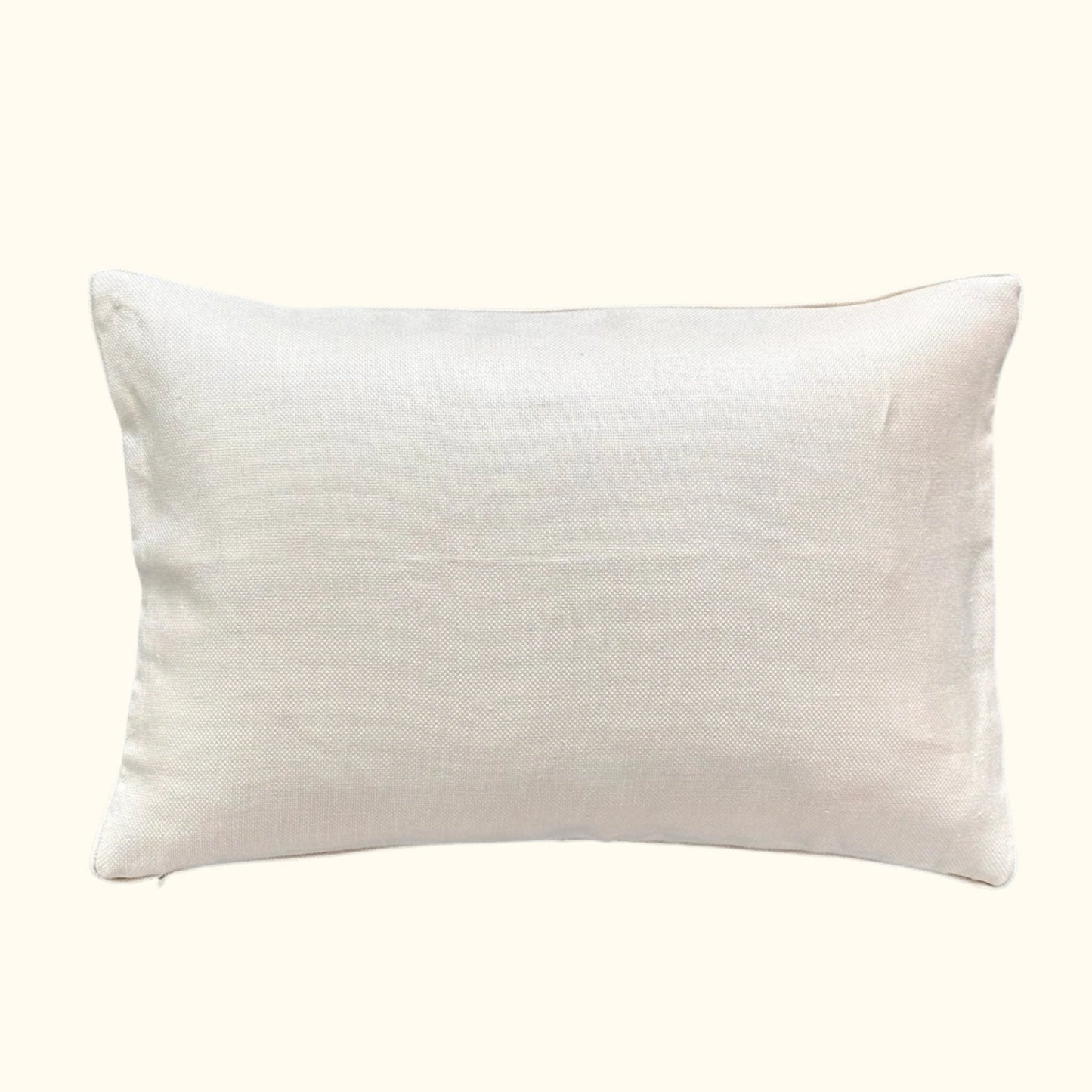 Vintage Silk Embroidery on Silk Pillow - 16" x 24" - China - 137a