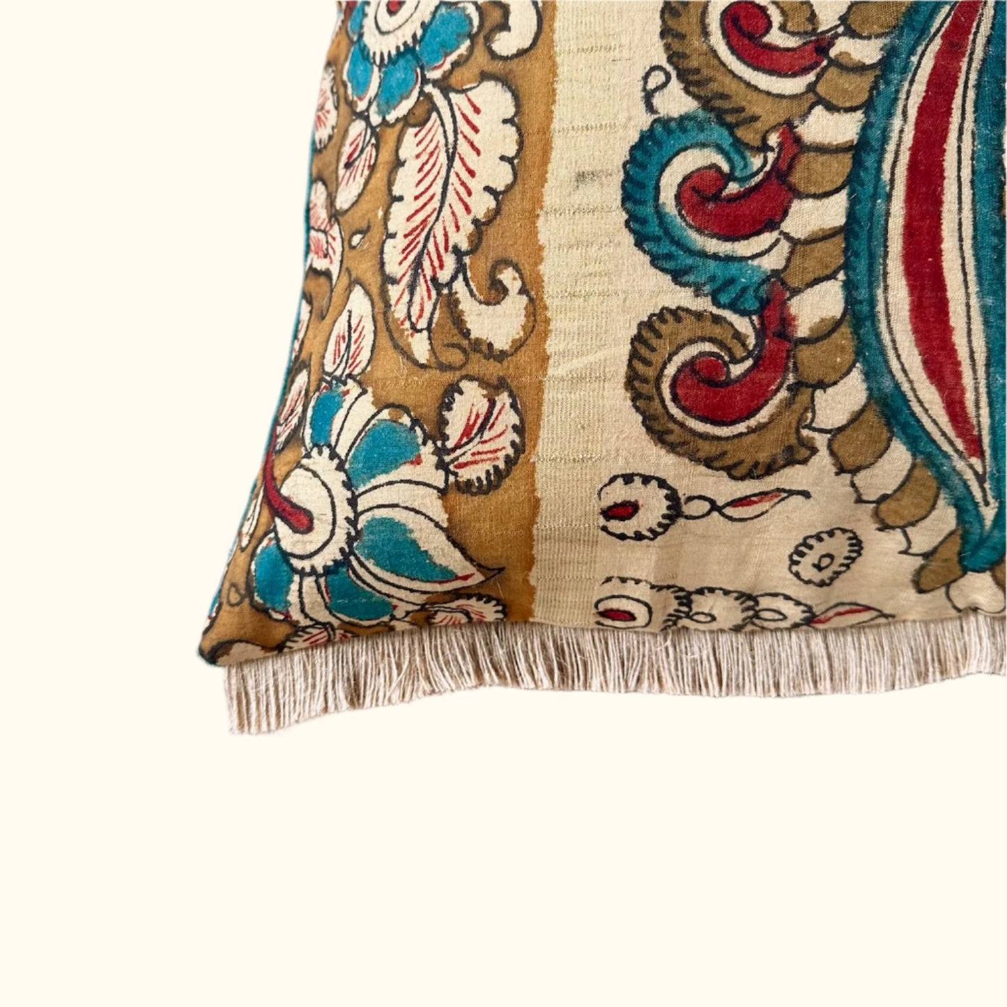 Block Print Pillow - 16" x 24" - India - 141a