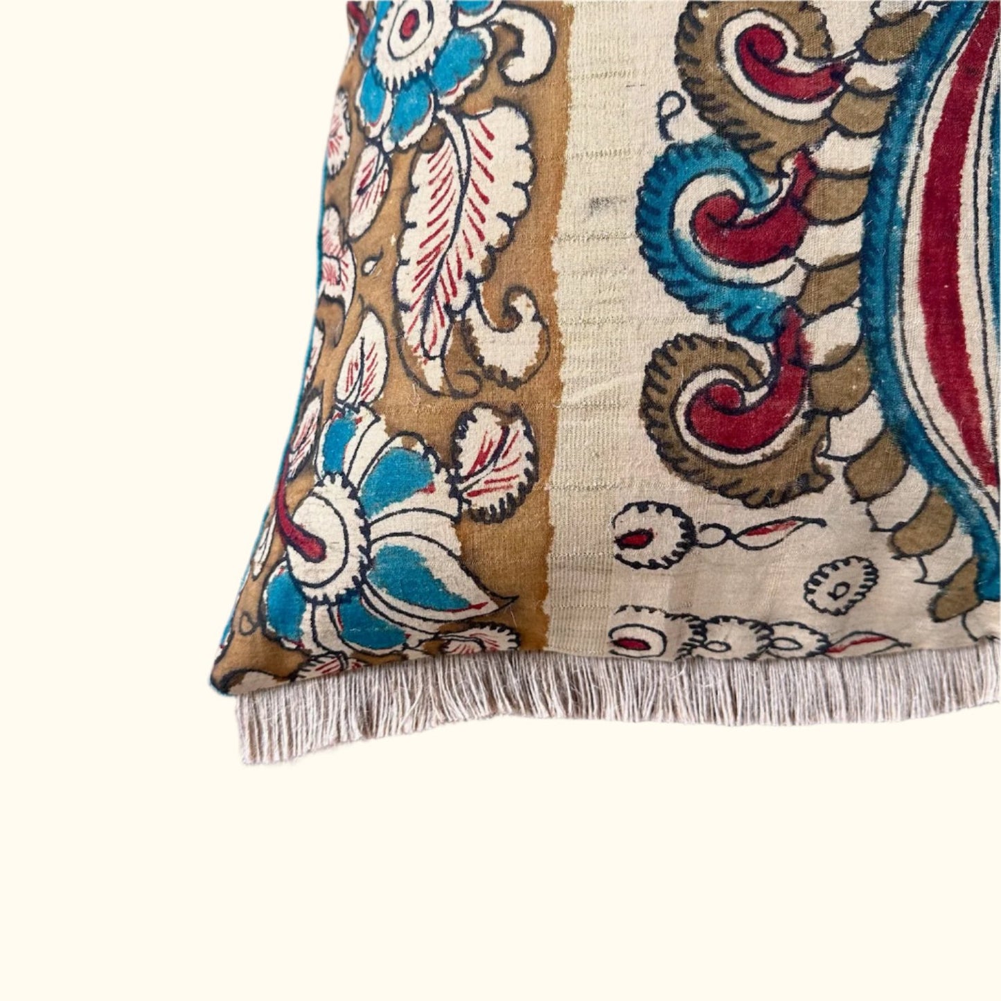 Block Print Pillow - 16" x 24" - India - 141b