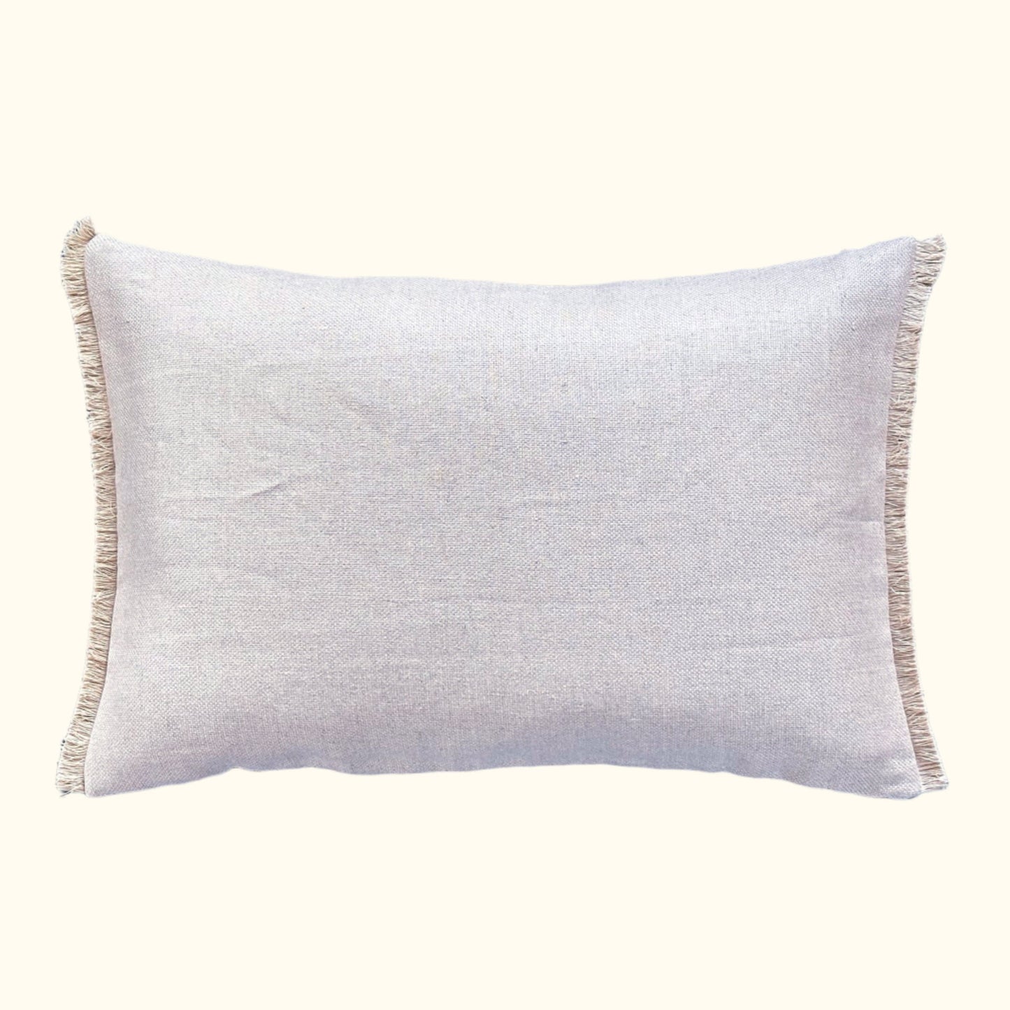 Early Handspun Cotton Plaid  Pillow - 16" x 24" - USA - 146a