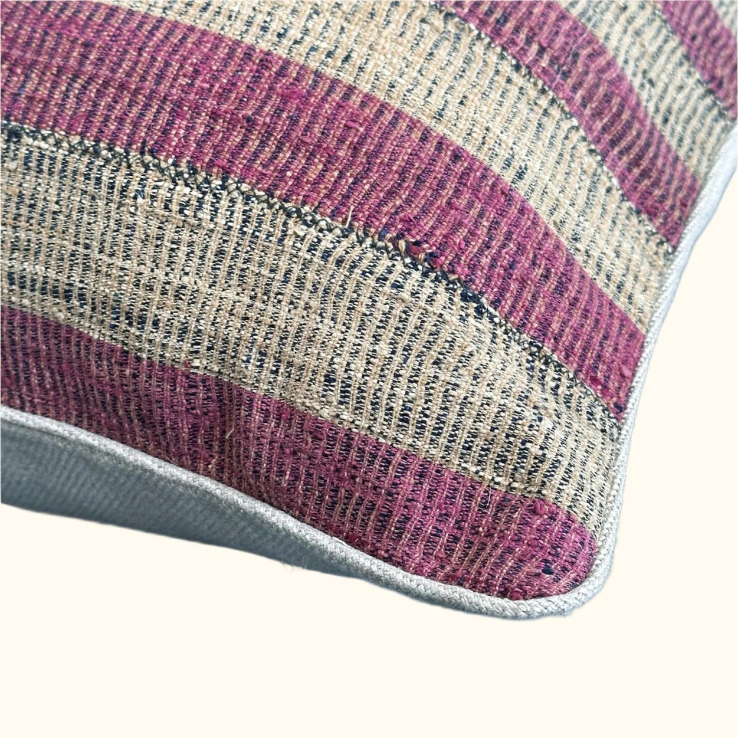 Yoruba Cloth Pillow - 24" x 24"  - West Africa - 152b