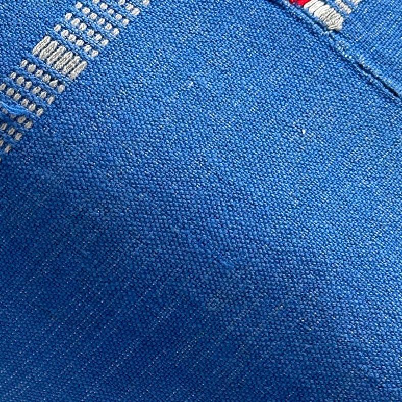Vintage Baule Hand Woven Pillow - 16" x 24" - Ivory Coast - 156c