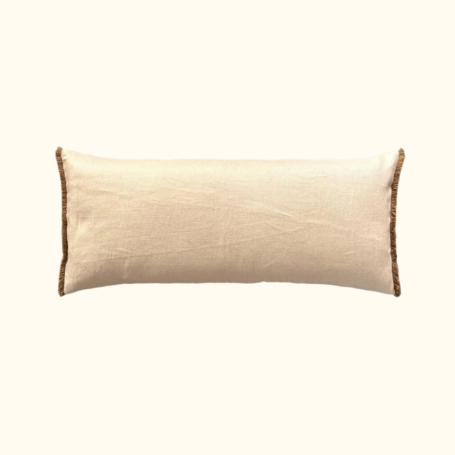 Vintage Block Print Pillow - 16" x 36" - India - 1571a