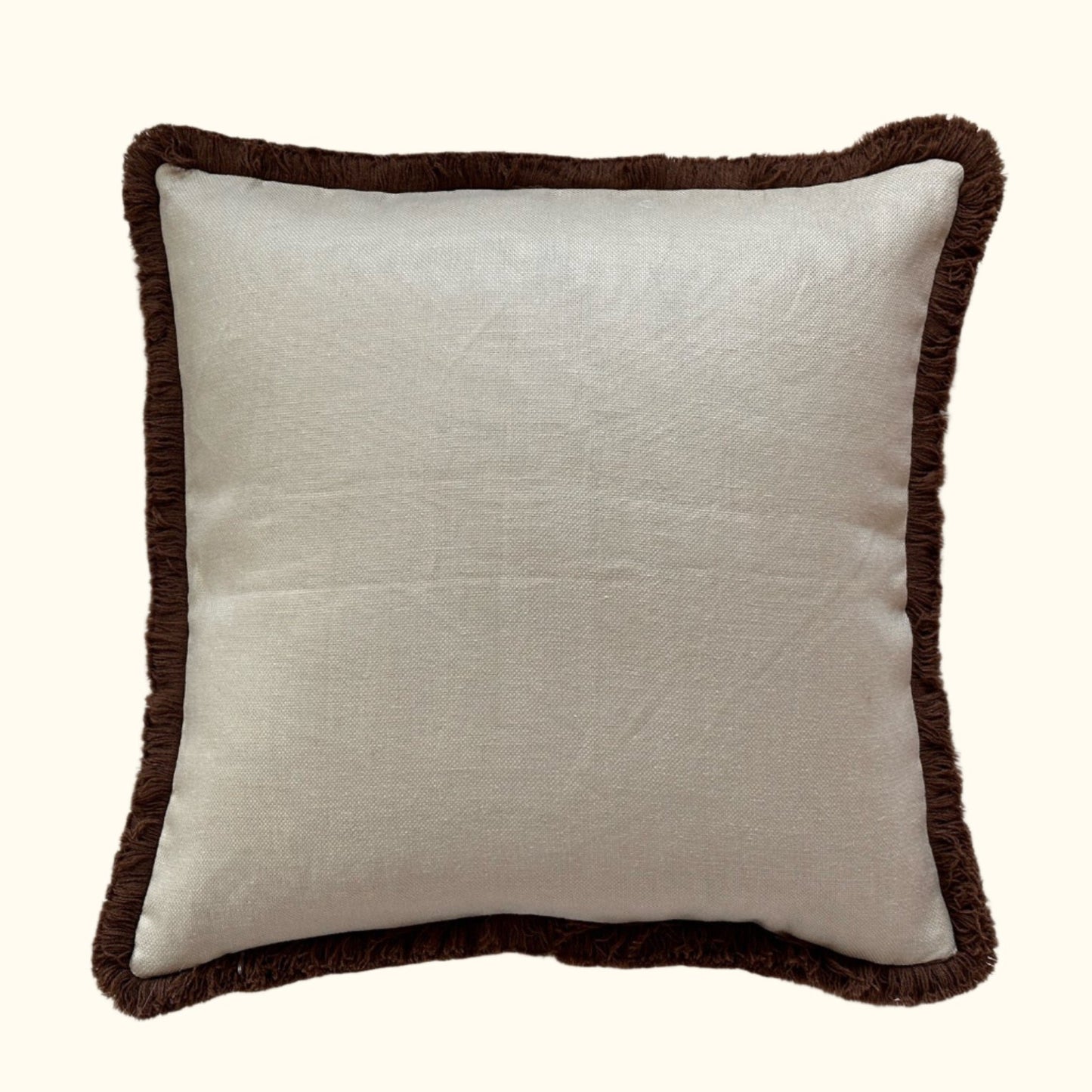 Vintage Block Print Pillow - 22" x 22" - India - 1572a