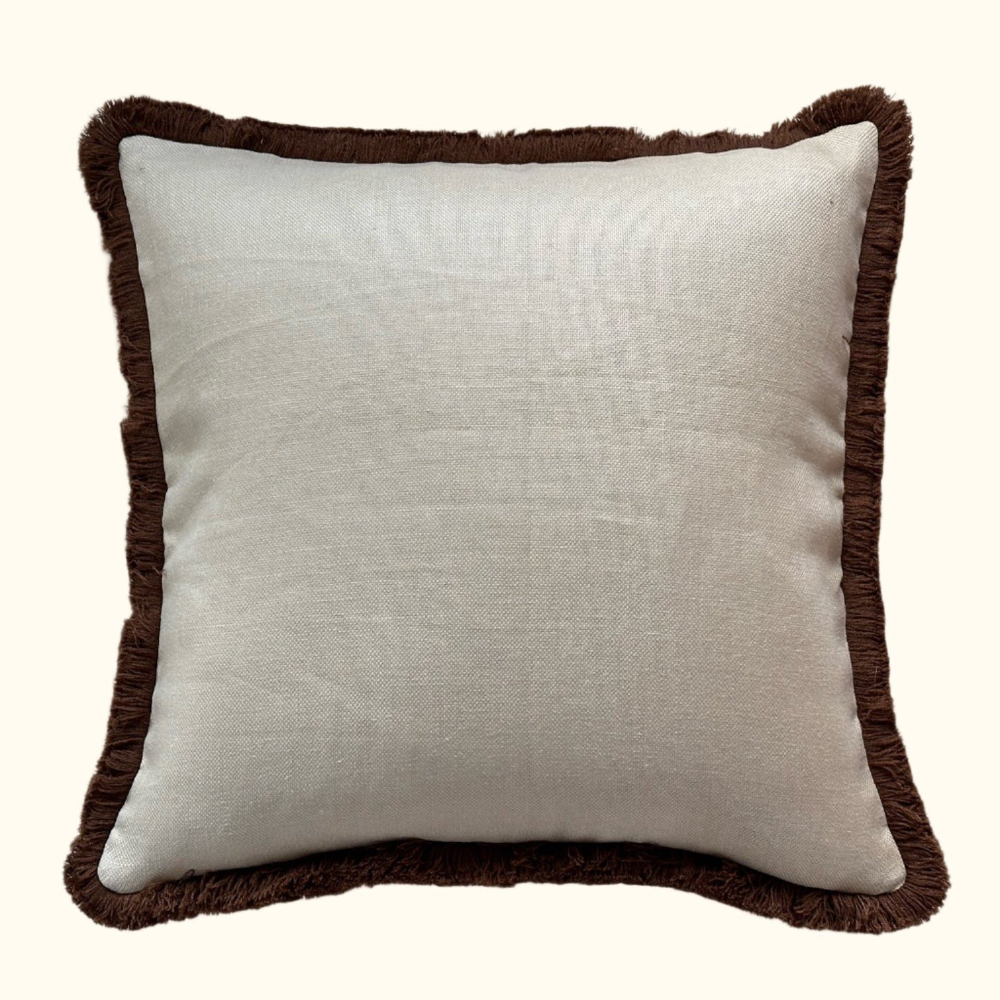 Vintage Block Print Pillow - 22" x 22" - India - 1572b