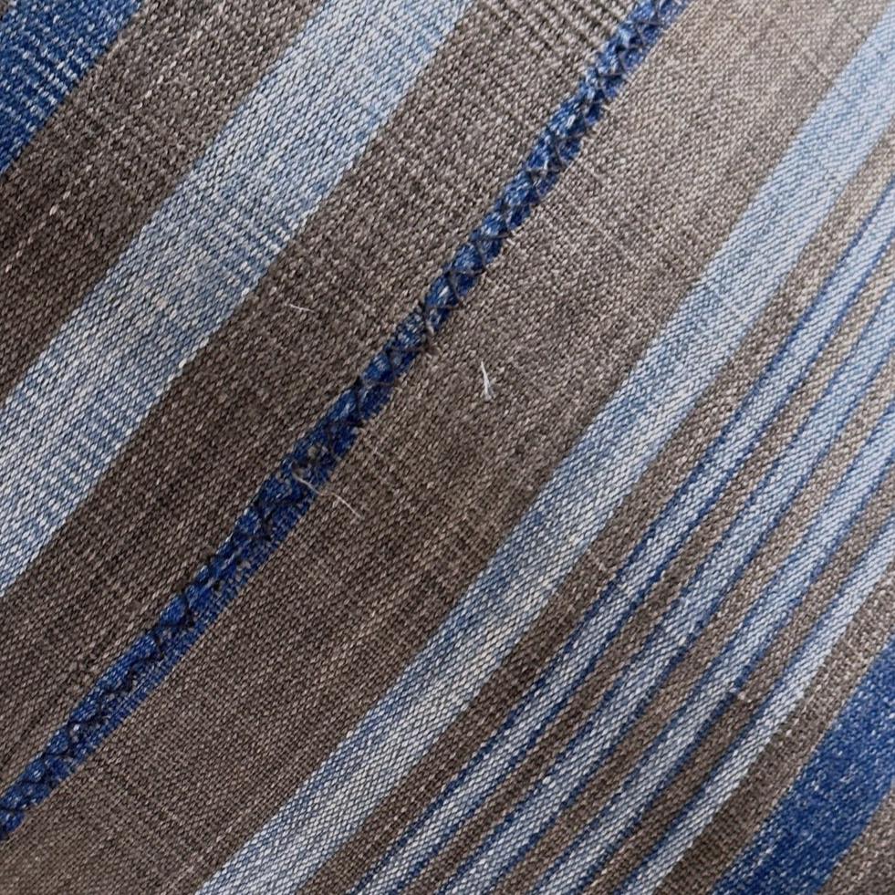 Vintage Woven Stripe Pillow - 22" x 22" - North Africa - 1582a