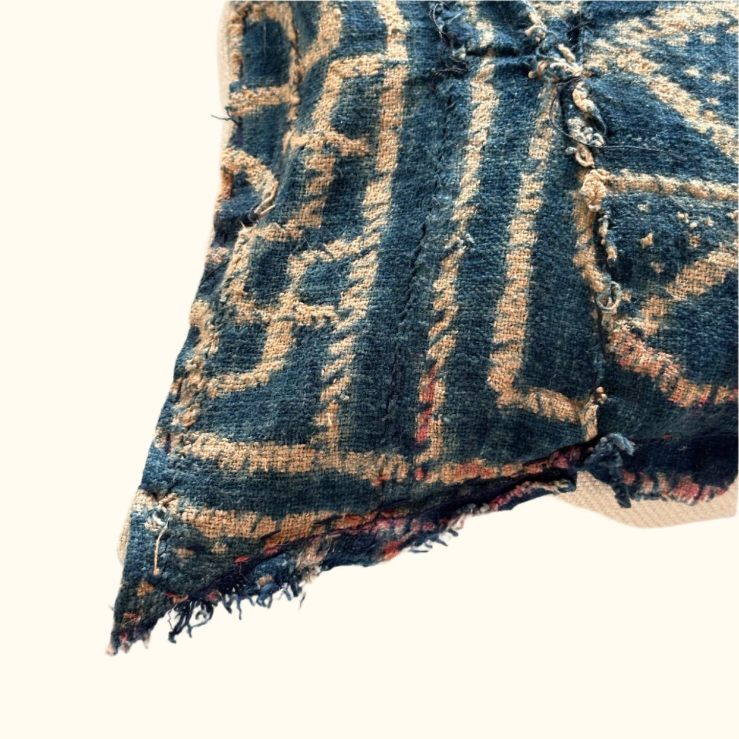 Vintage Bamileke Royal Cloth Pillow - 16" X 24" - Cameroon - 159a
