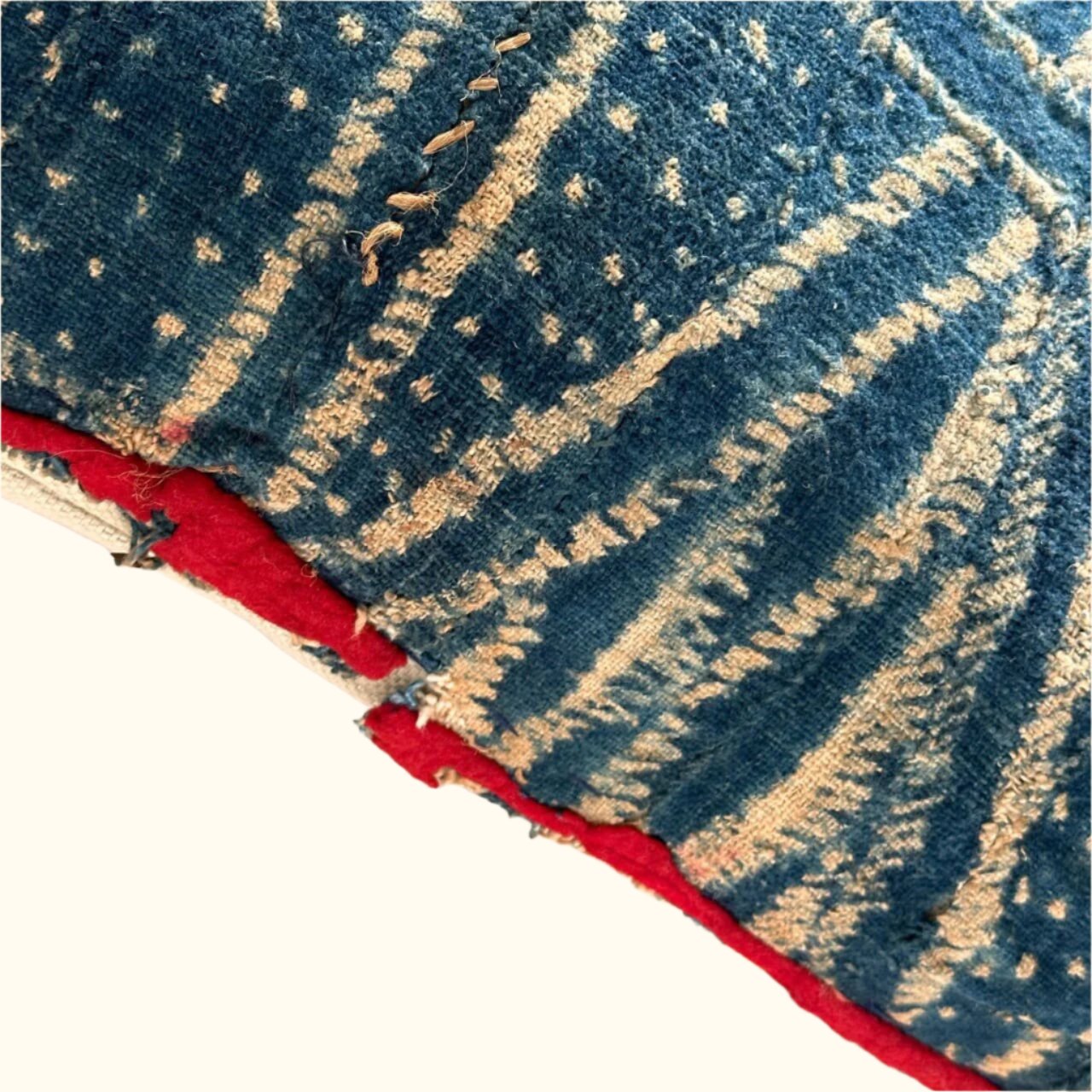 Vintage Bamileke Royal Cloth Pillow - 16" x 24" - Cameroon - 159c