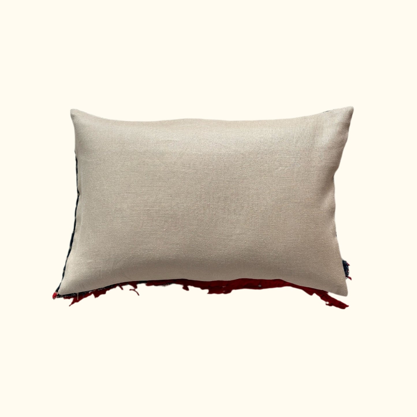 Vintage Bamileke Royal Cloth Pillow - 16" x 24" - Cameroon - 159d