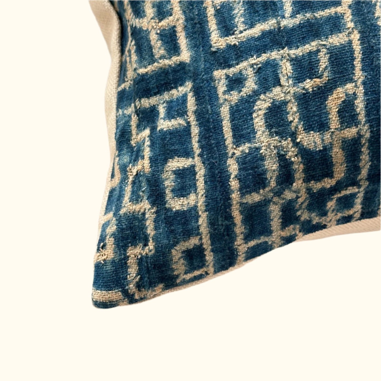 Vintage Bamileke Royal Cloth Pillow - 16" x 24" - Cameroon - 159e