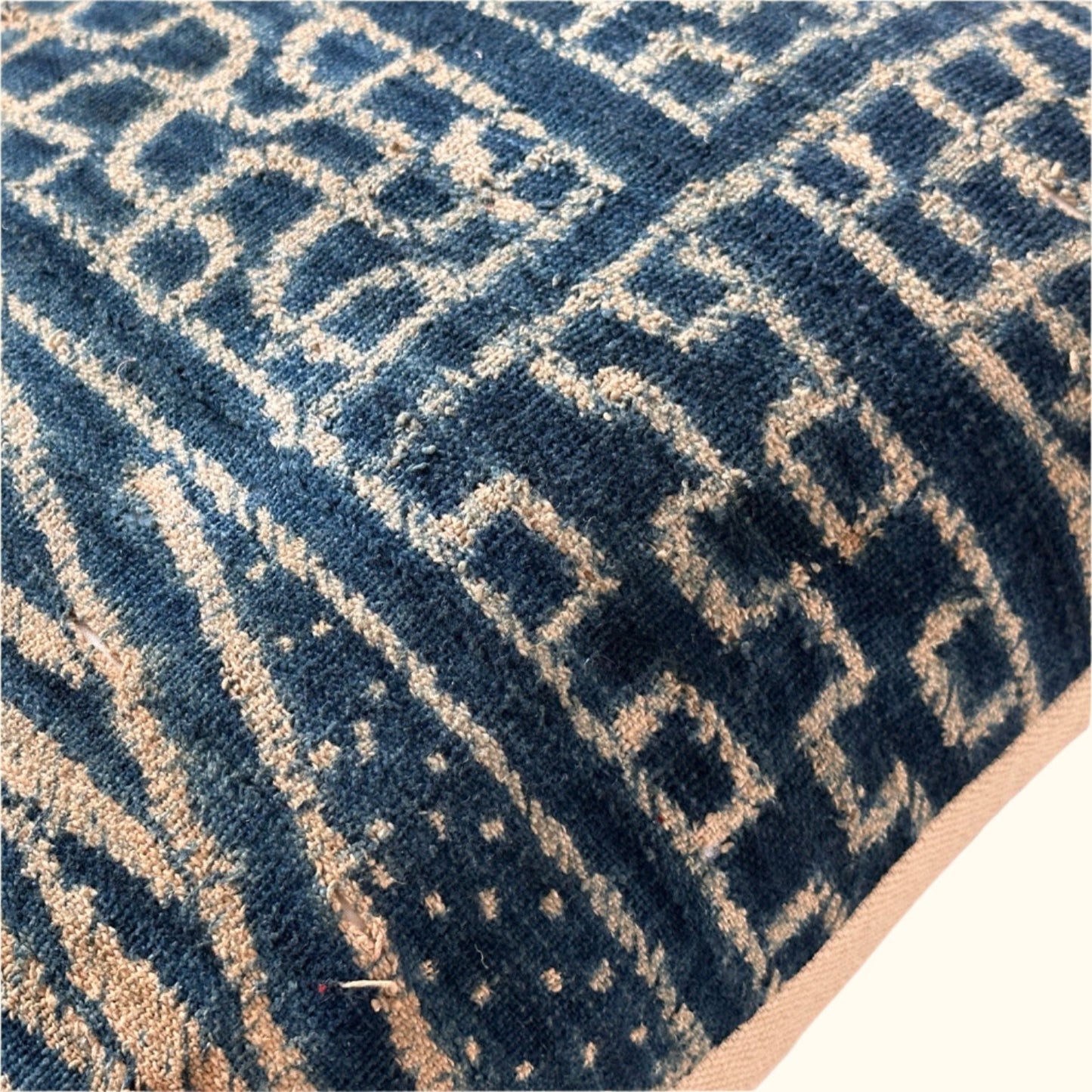 Vintage Bamileke Royal Cloth Pillow - 16" x 24" - Cameroon - 159e