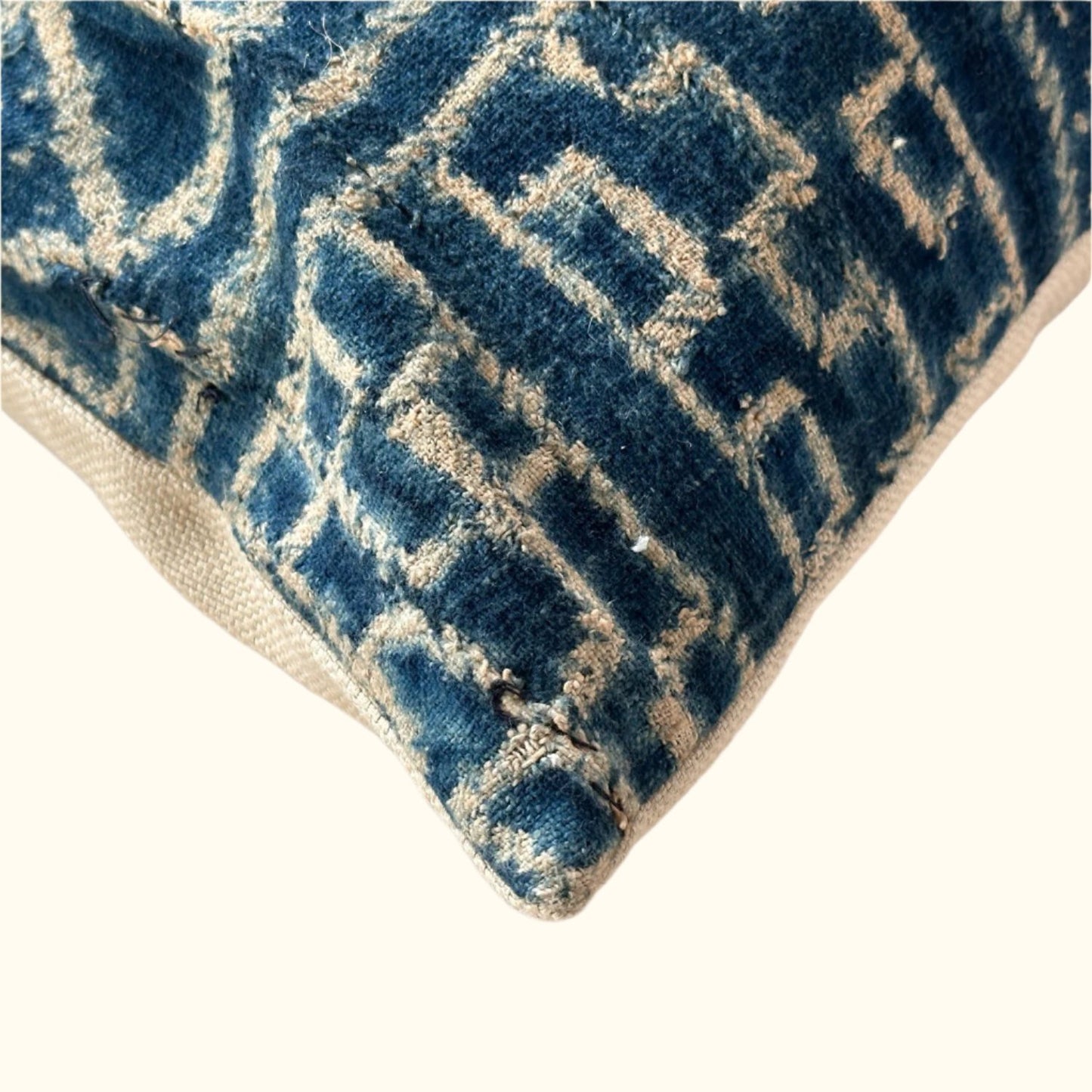 Vintage Bamileke Royal Cloth Pillow - 16" x 24" - Cameroon - 159f