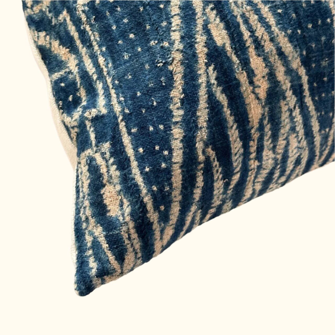 Vintage Bamileke Royal Cloth Pillow - 24" x 24" - Cameroon - 159j