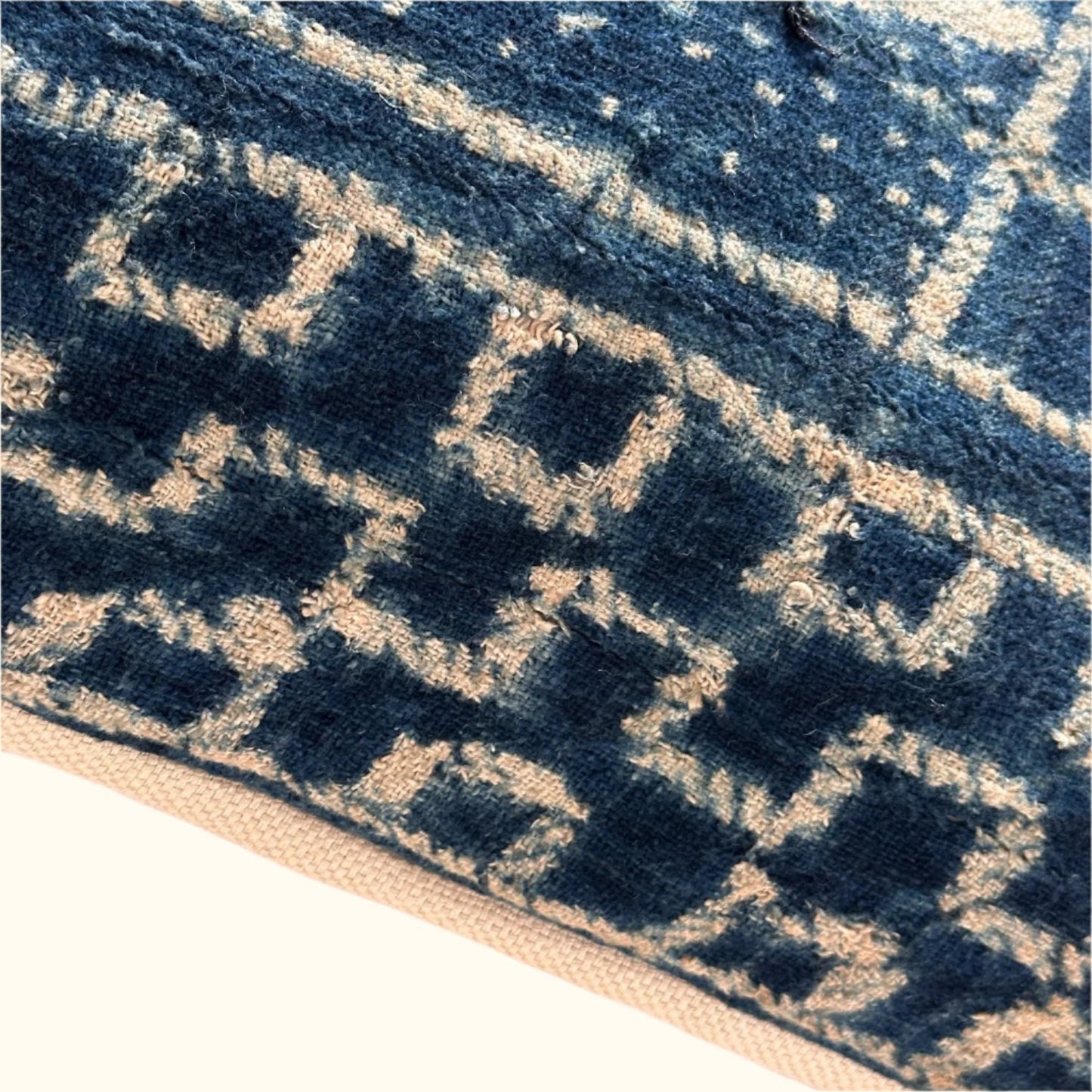 Vintage Bamileke Royal Cloth Pillow - 13" x 20" - Cameroon - 159p