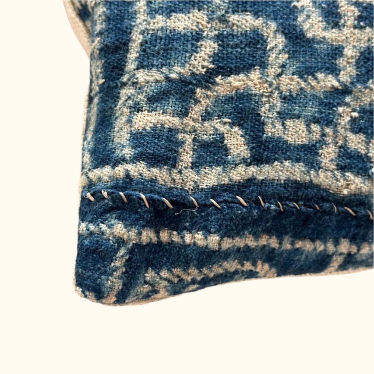 Vintage Bamileke Royal Cloth Pillow - 11" x 17" - Cameroon - 159q