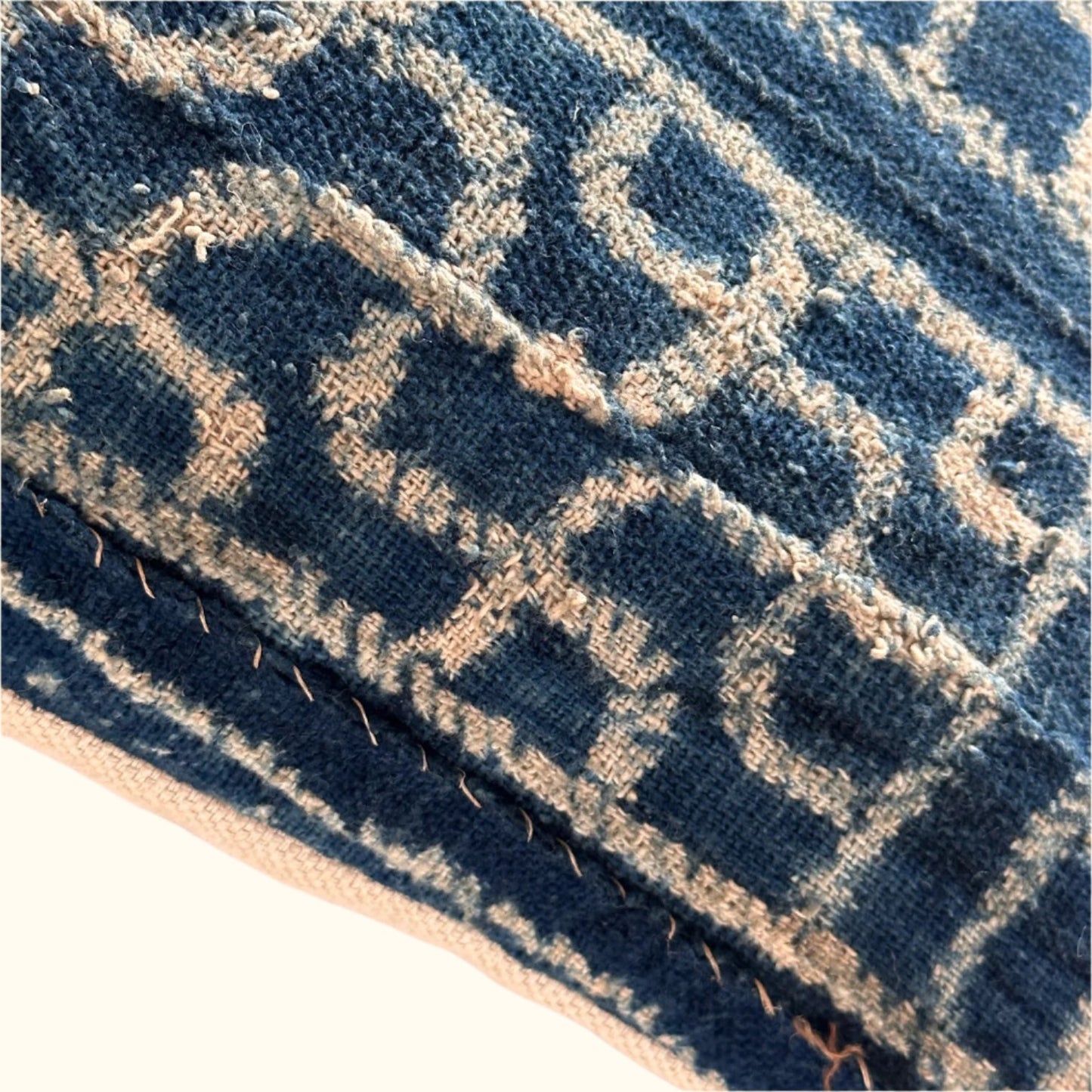 Vintage Bamileke Royal Cloth Pillow - 11" x 17" - Cameroon - 159q