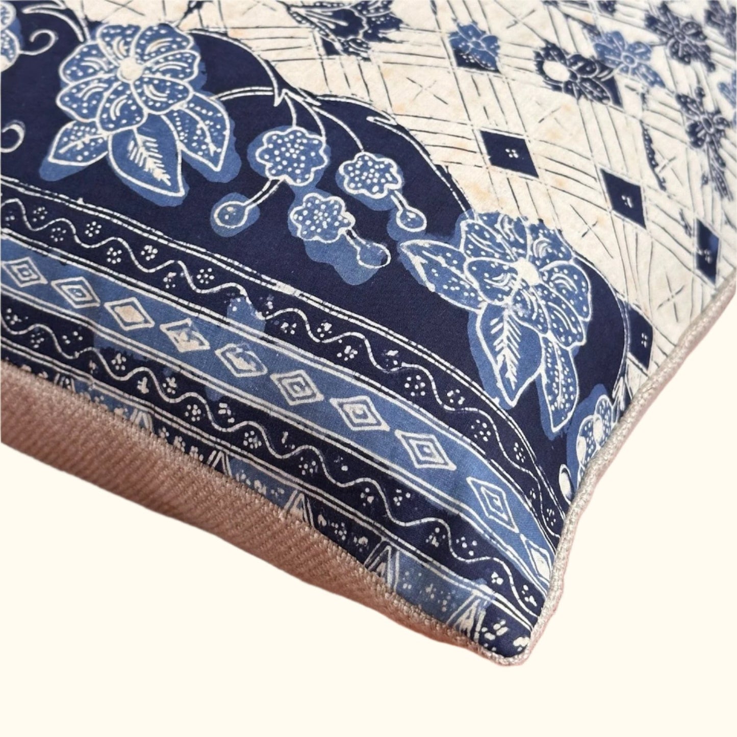 Vintage Batik Pillow - 22" x 22" - Bali - 166a