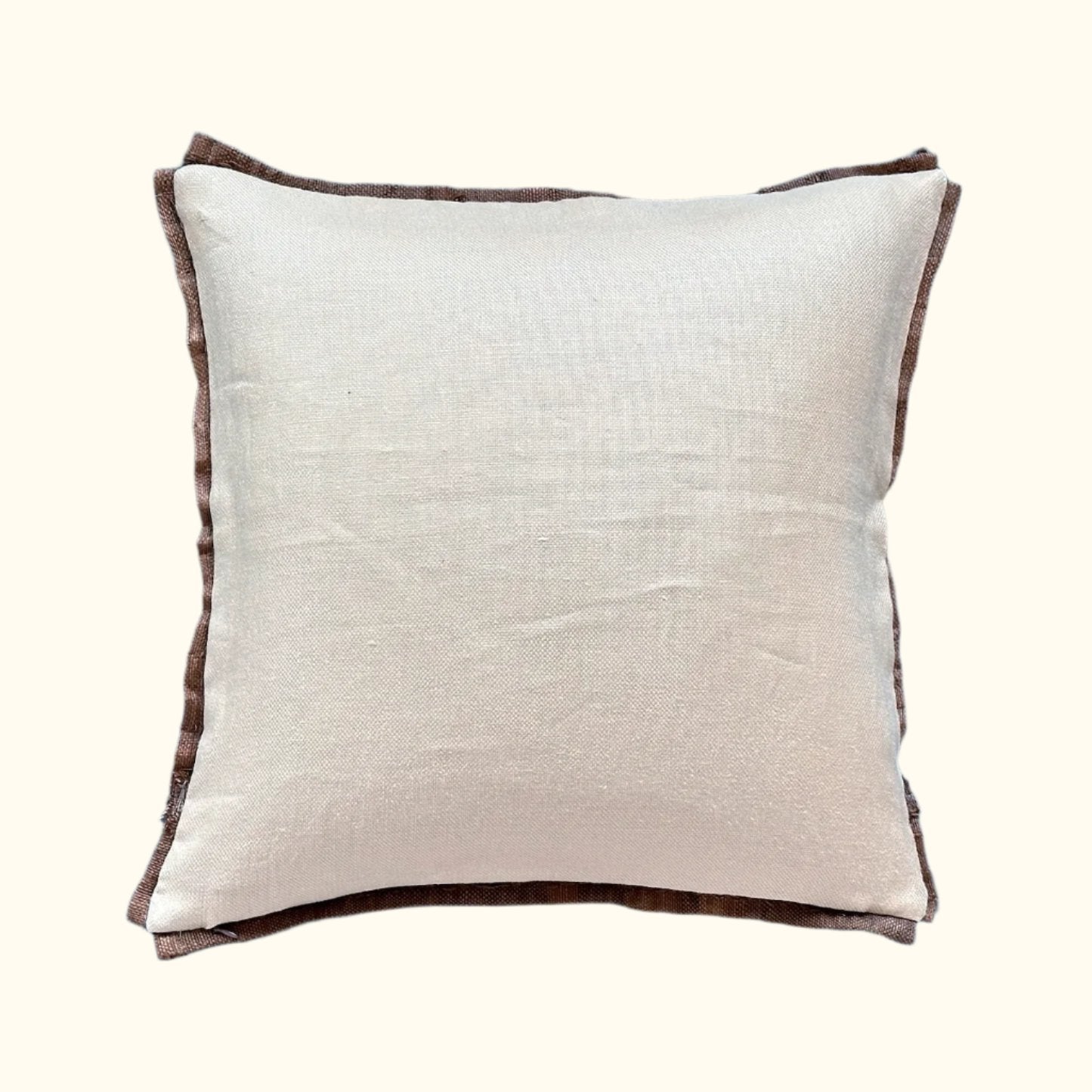 Kuba Cloth-Raffia Pillow - 20" x 20"  - Central Africa - 179b