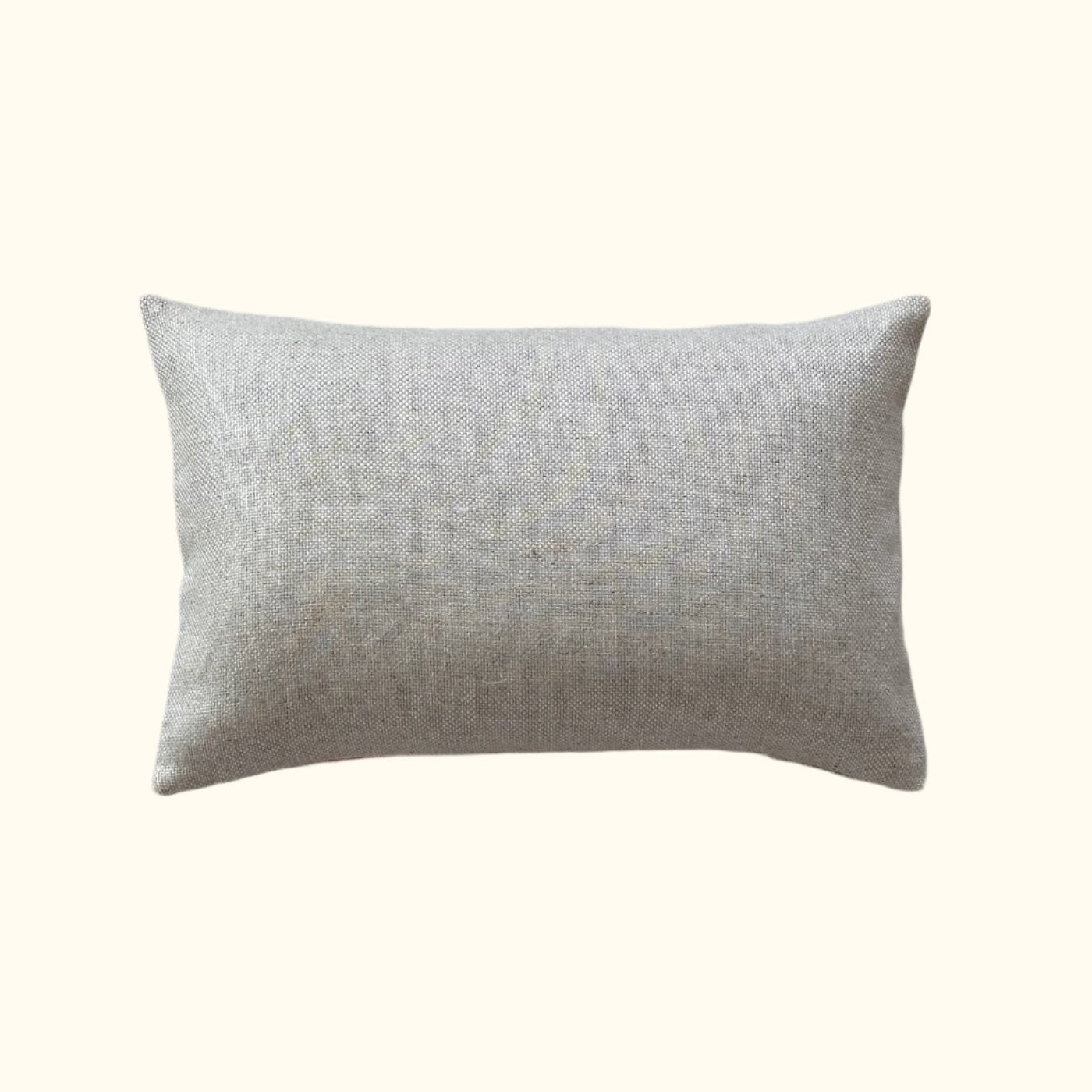 Antique Silk Damask c.1800's Pillow - 11" x 17" - Europe - 207a