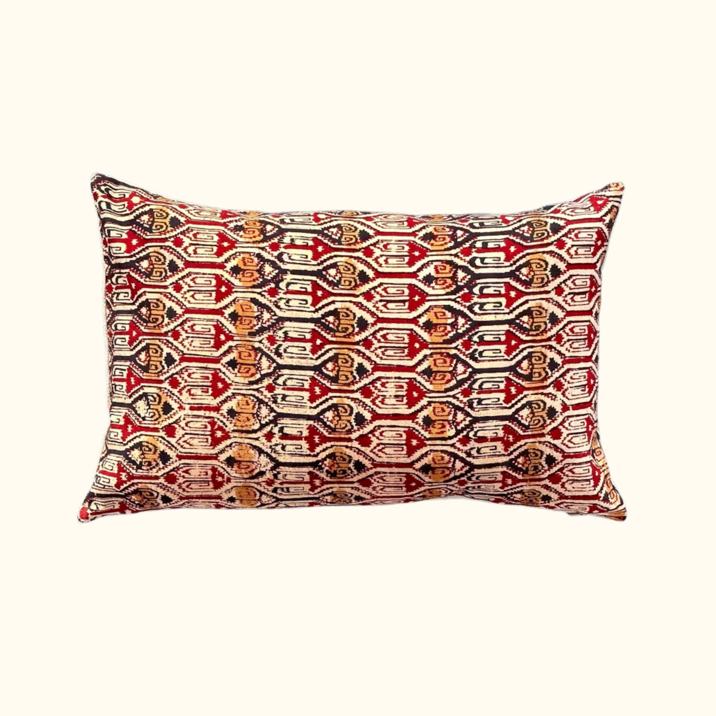 Block Print Pillow - 11" x 17" - India - 212a
