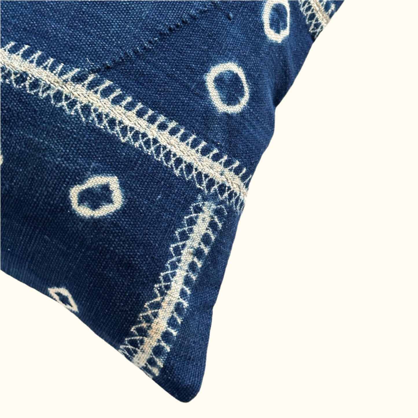 Vintage Tunic Pillow - 16x24 - West Africa - 256c