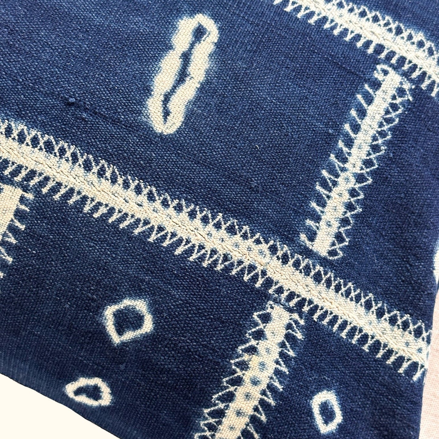 Vintage Tunic Pillow - 16x24 - West Africa - 256d