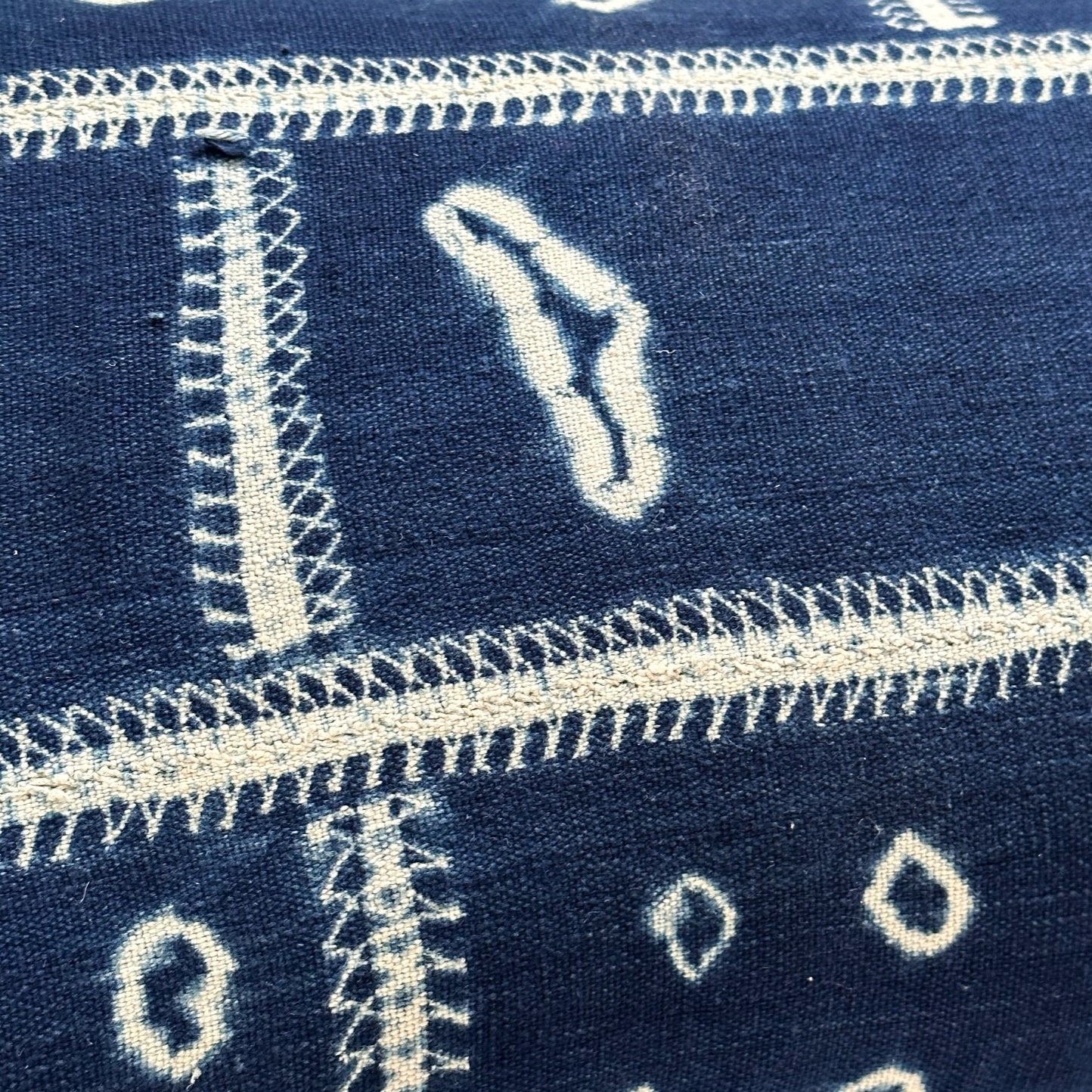 Vintage Tunic Pillow - 16x24 - West Africa - 256d