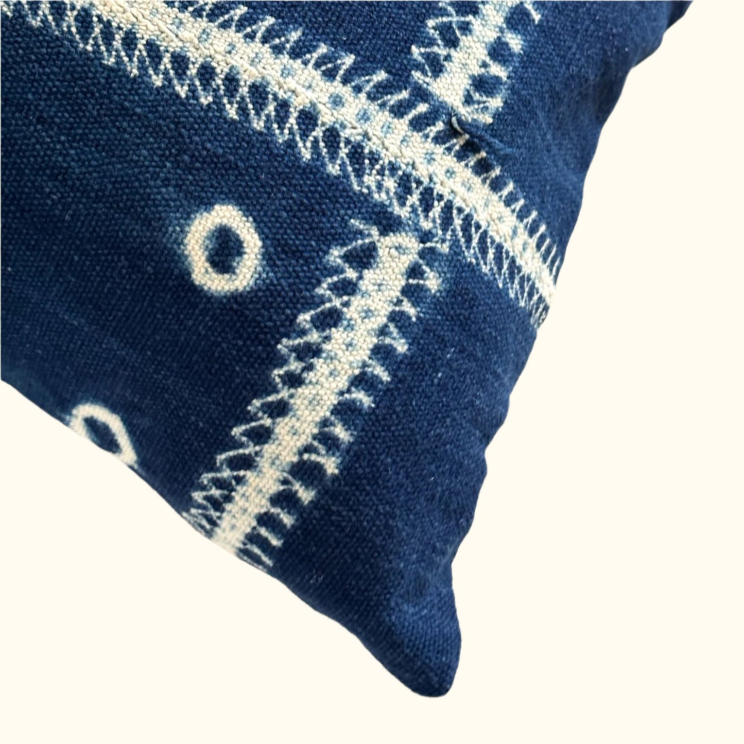 Vintage Tunic Pillow - 16x24 - West Africa - 256e