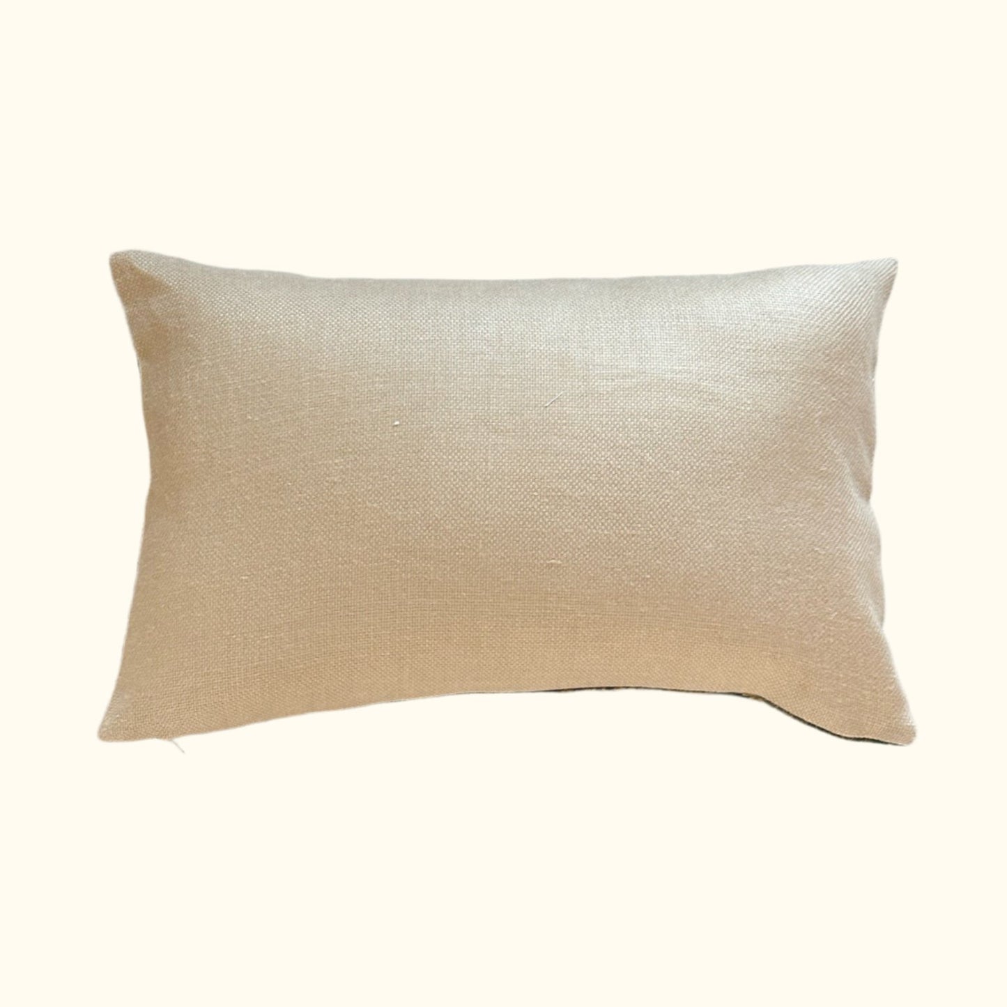 Antique Silk Brocade Pillow - 16x24 - Japan - 2573a