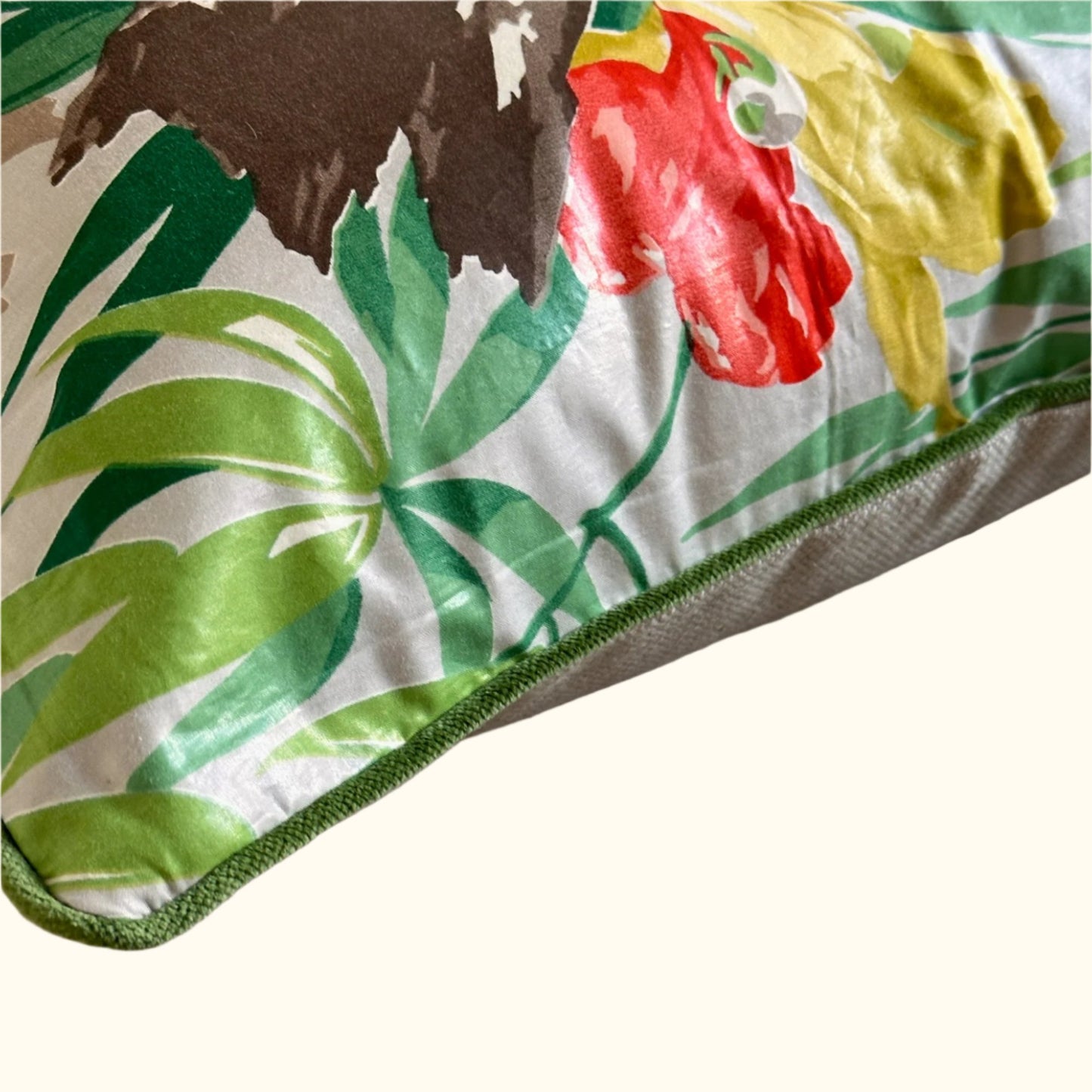 1970's Kandell Chintz Pillow - 22x22 - USA - 266b