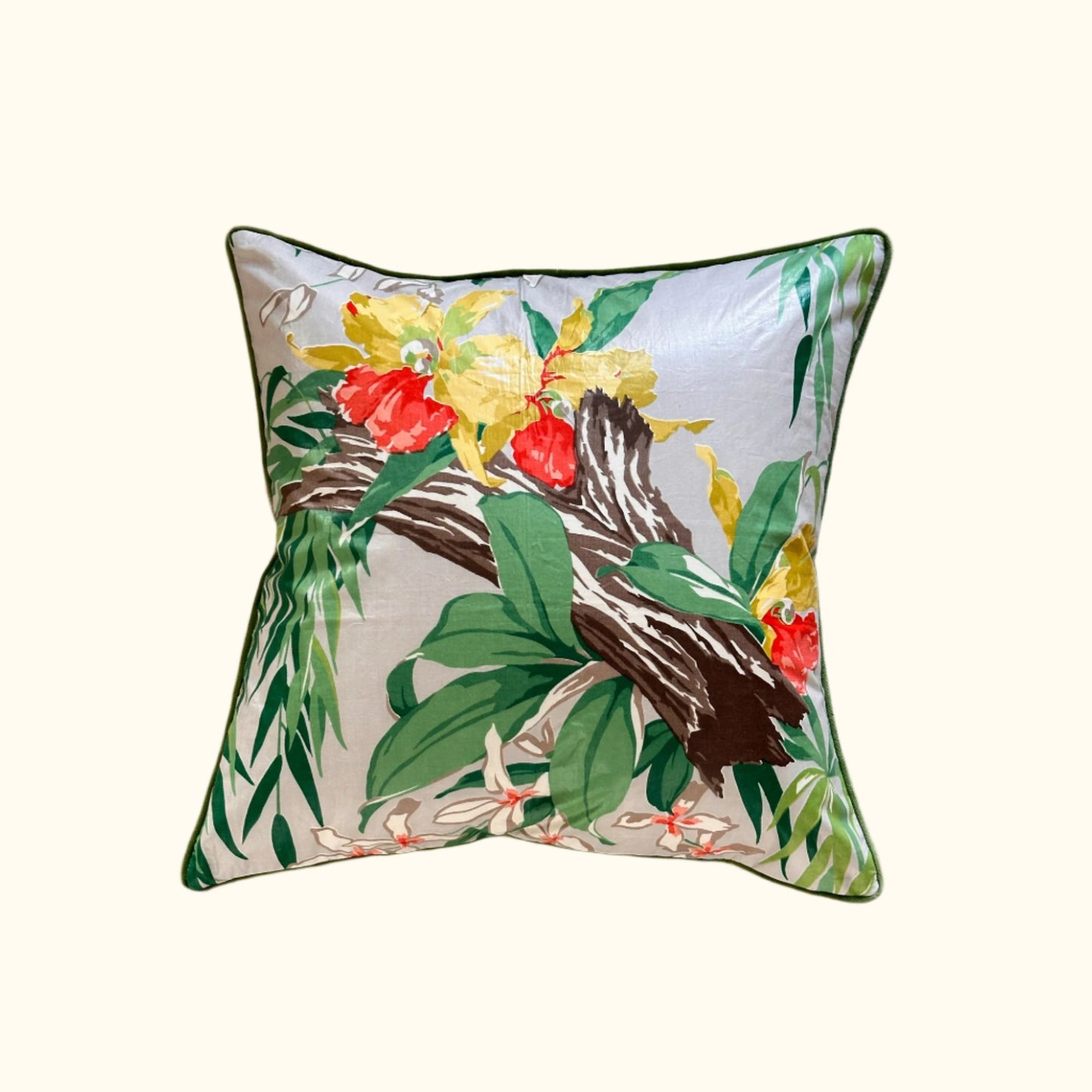 1970's Kandell Chintz Pillow - 22x22 - USA - 266b