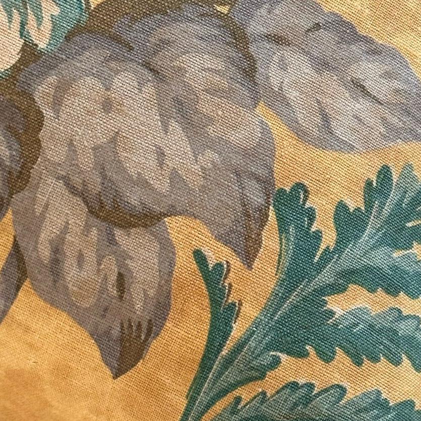 Vintage Floral Print Pillow - 16x24 - USA - 300d