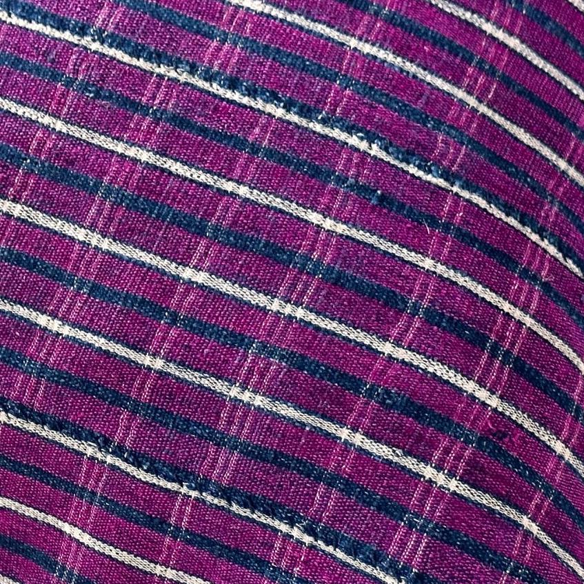 Vintage Yoruba Woven Pillow - 22x22 - West Africa - 303a