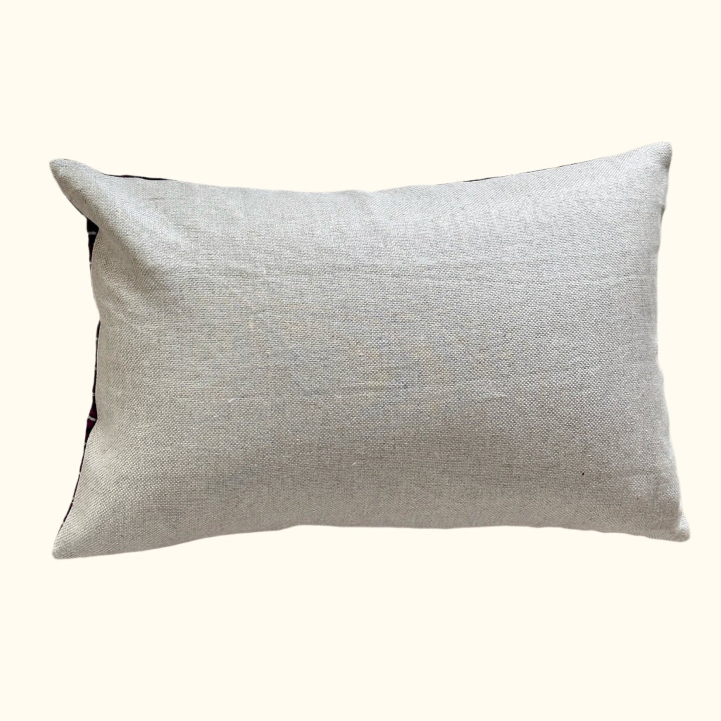 Vintage Yoruba Woven Pillow - 16x24 - West Africa - 303c