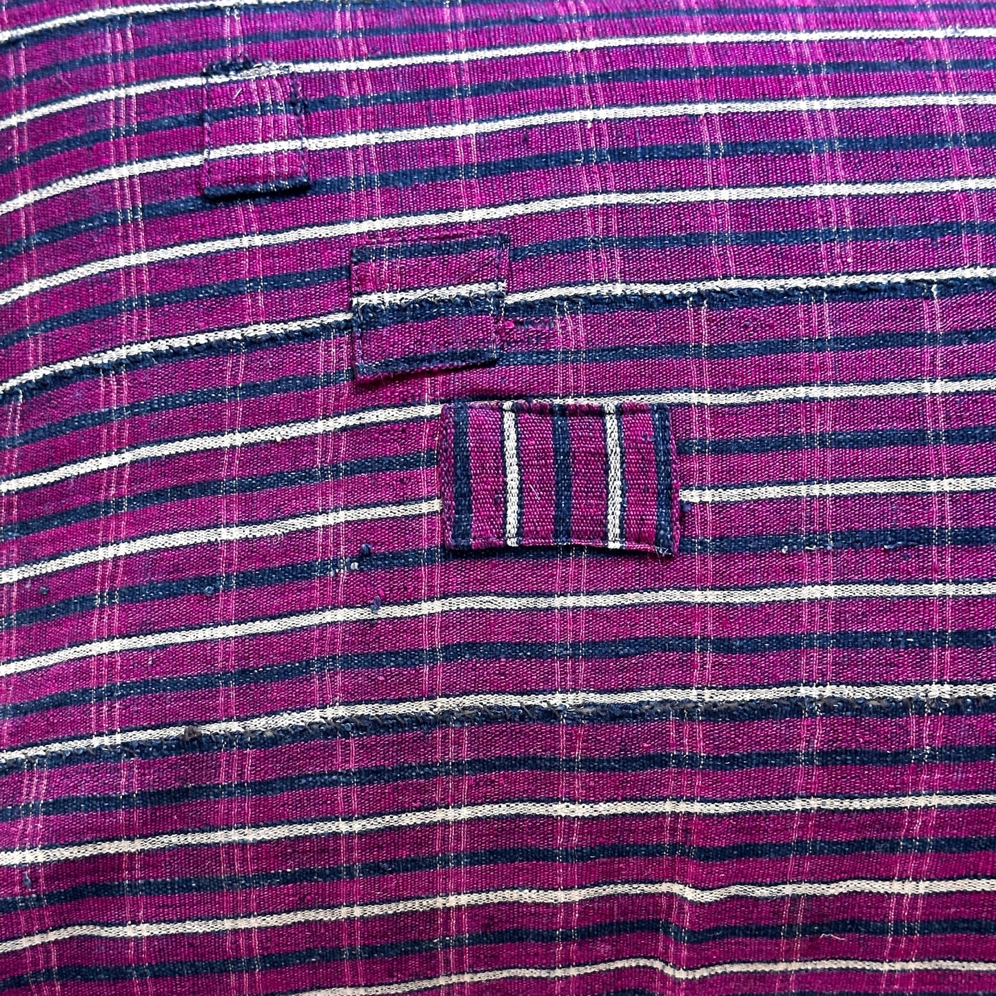 Vintage Yoruba Woven Pillow - 16x24 - West Africa - 303c
