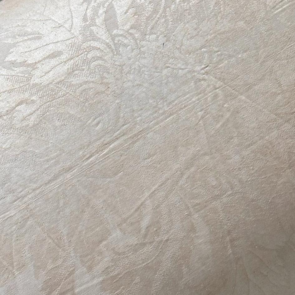 Vintage Damask Tablecloth overdyed Pillow - 16x36 - USA - 343a