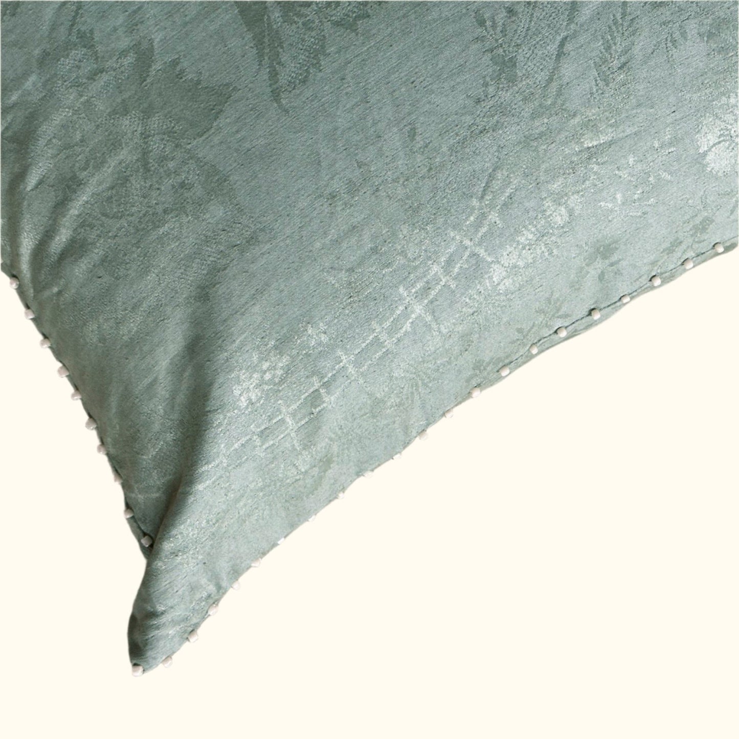 Vintage Damask Tablecloth overdyed Pillow - 16x24 - USA -344b