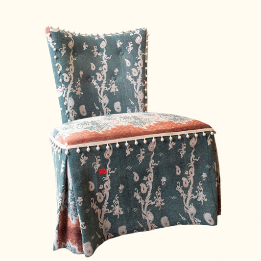 Kantha Quilt Slipper Chair