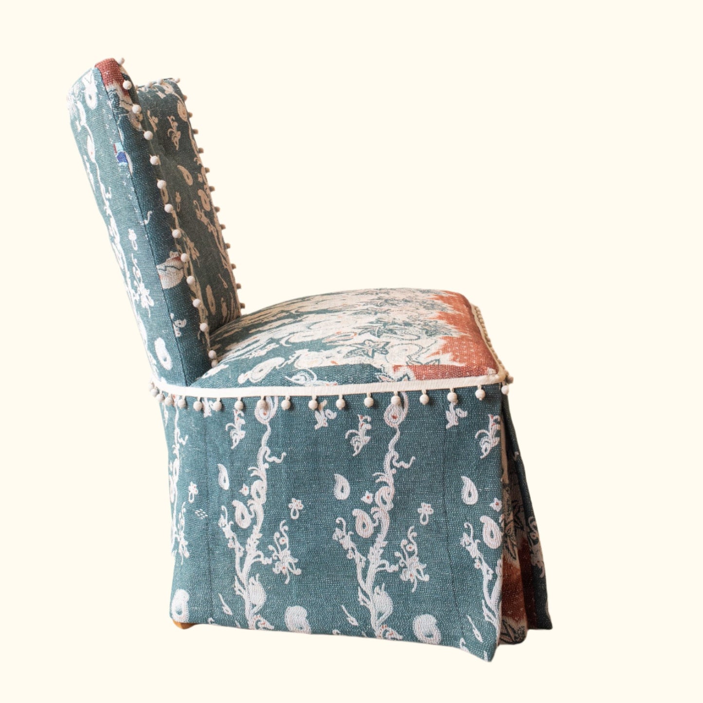 Kantha Quilt Slipper Chair
