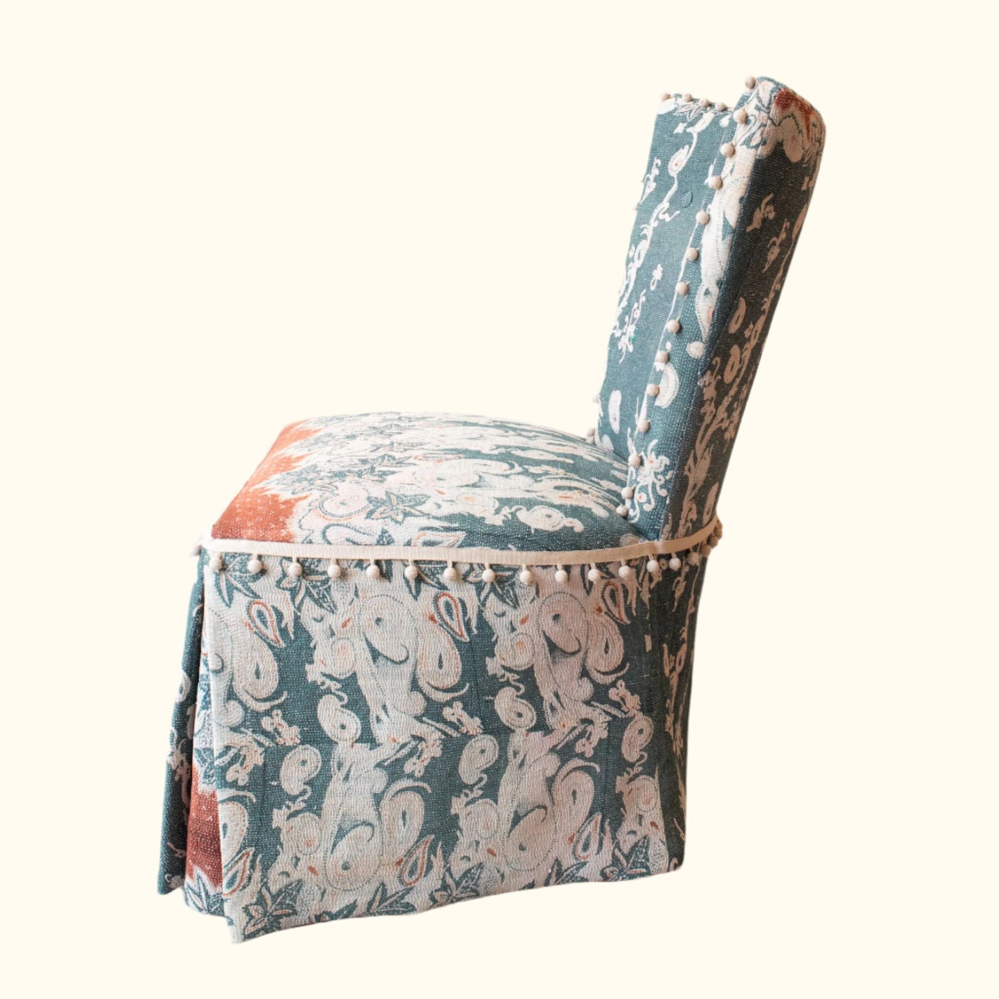 Kantha Quilt Slipper Chair